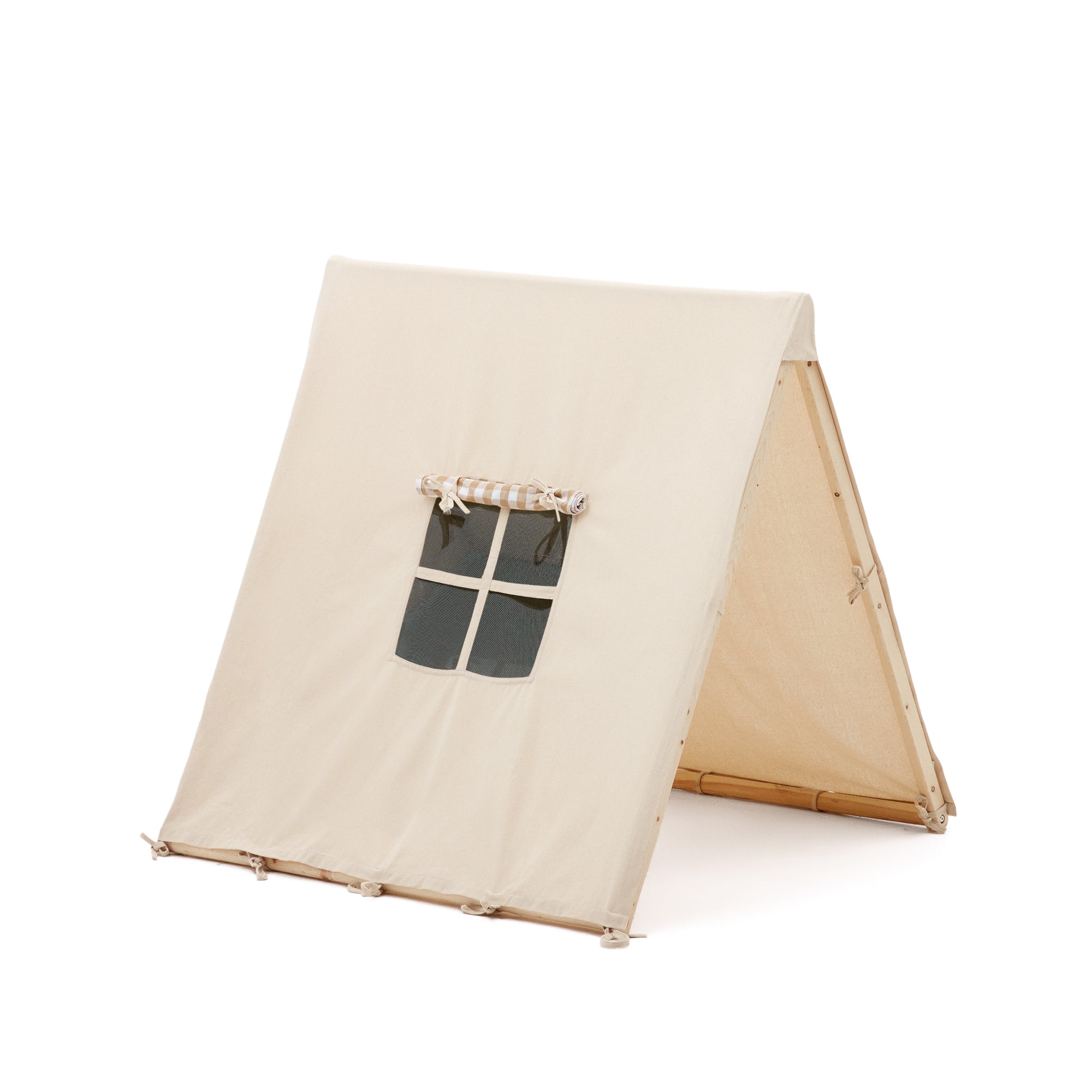 Yanil teepee tent in 100% white cotton, 100 x 90 cm - Product Image