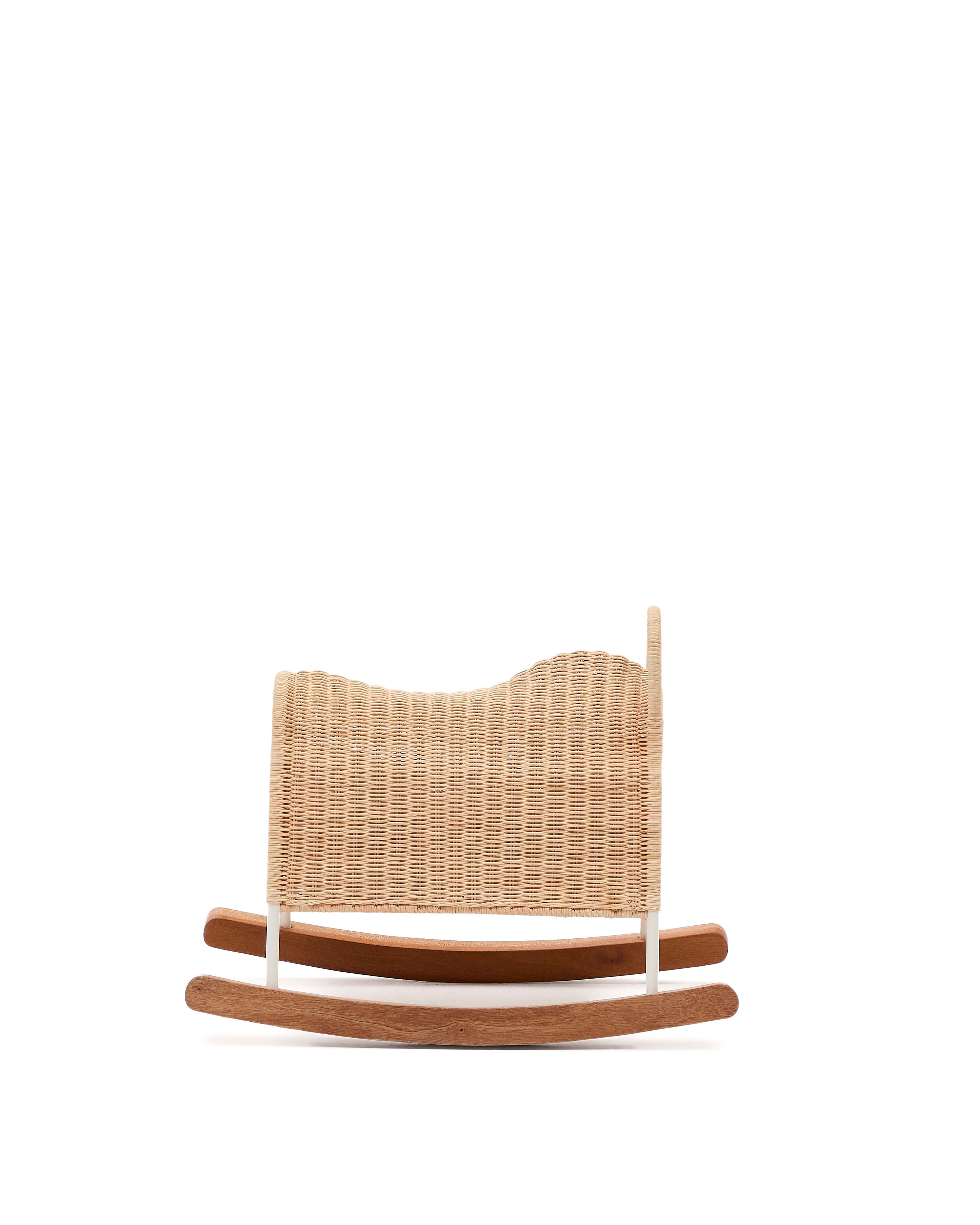 Bamban rattan and wooden rocking horse - Product Image