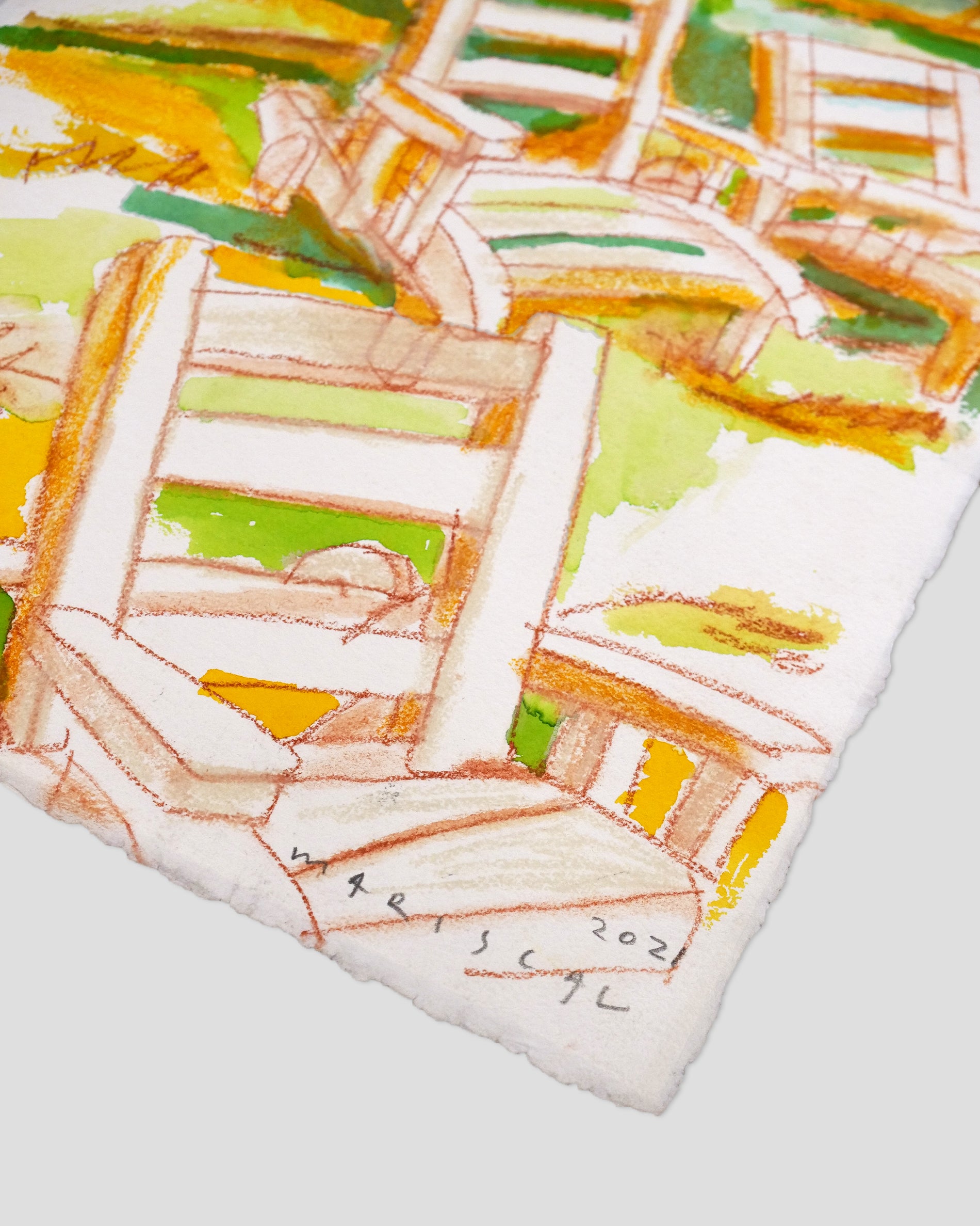 Tumbonas blancas - Detail
