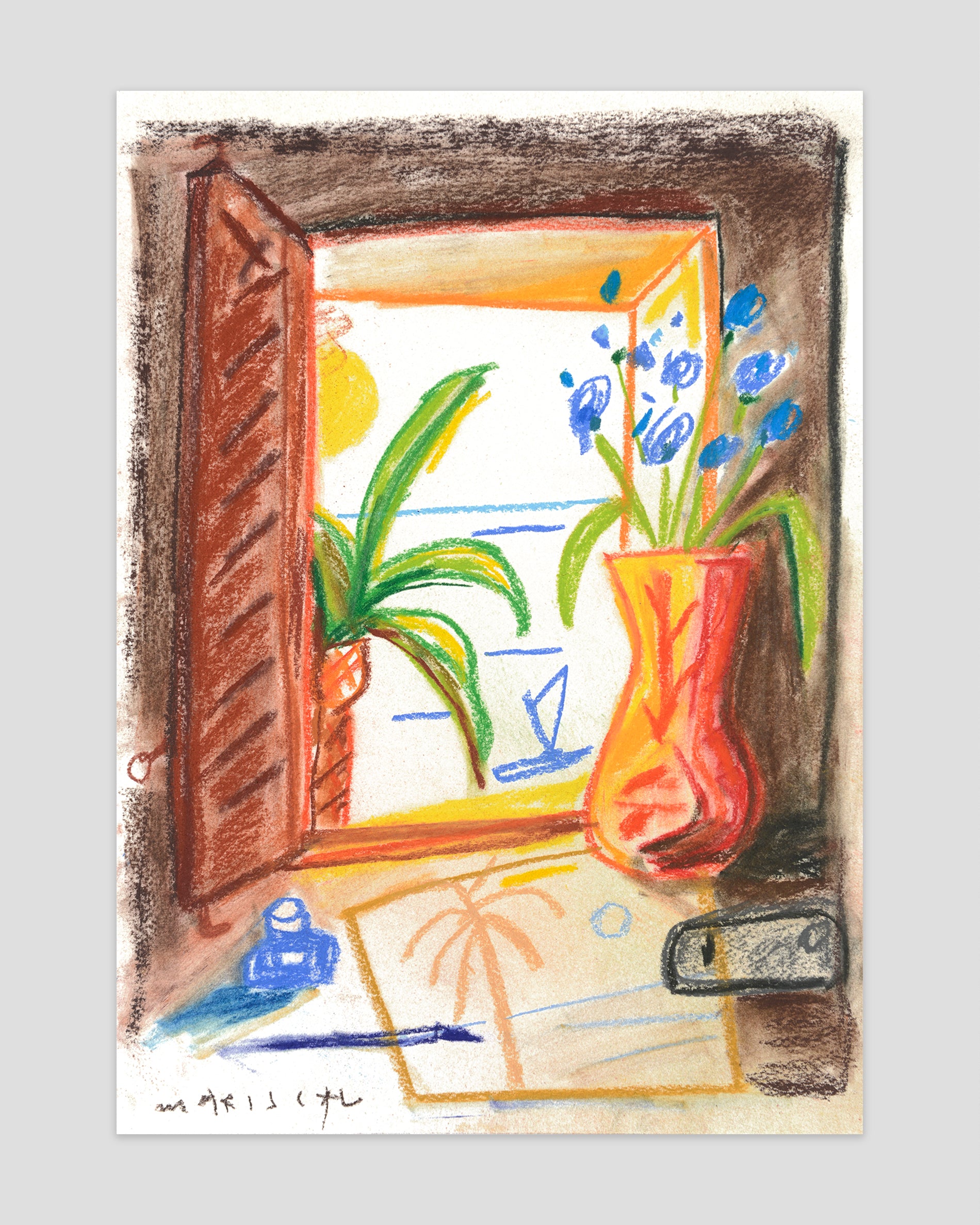 El jarrón de la ventana de la playa - Product View