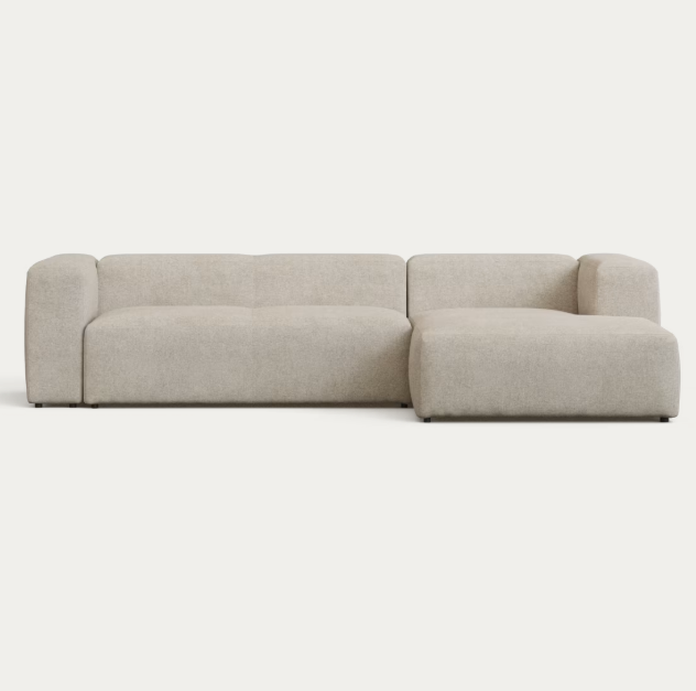 Urbán Zsuzsanna egyedi Blok kanapé 300cm liberty light brown/toasted