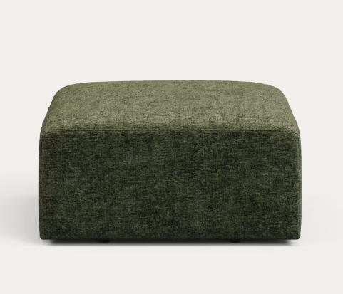 T.V.-egyedi Blok lábtartó Bergen dark green 94x104cm