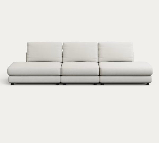 K. Gabriella-egyedi Gala kanapé 330cm drom beige szövettel