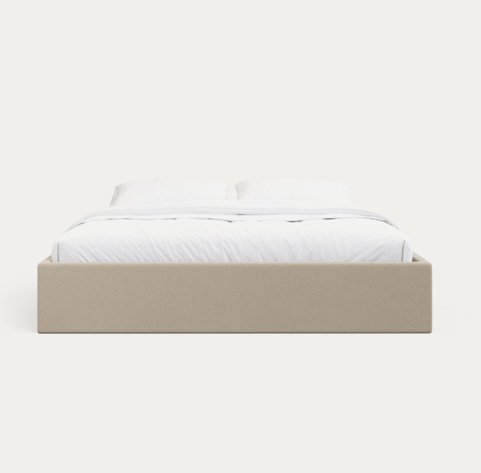 Nelzi ottoman bed base with removable cover for mattress 180 x 200cm FSC 100% Egyedi szövet-Austin Beige (AMTK0236)
