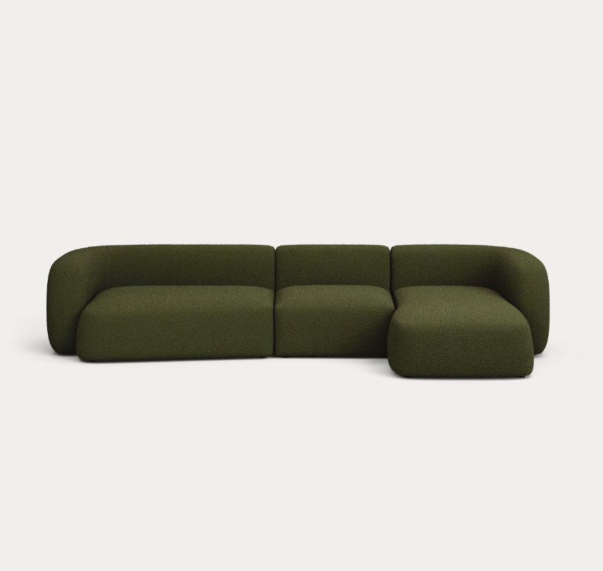 Fodor Residence Kft.- Egyedi Martina kanapé, Himalaya Dark Green, 377 cm