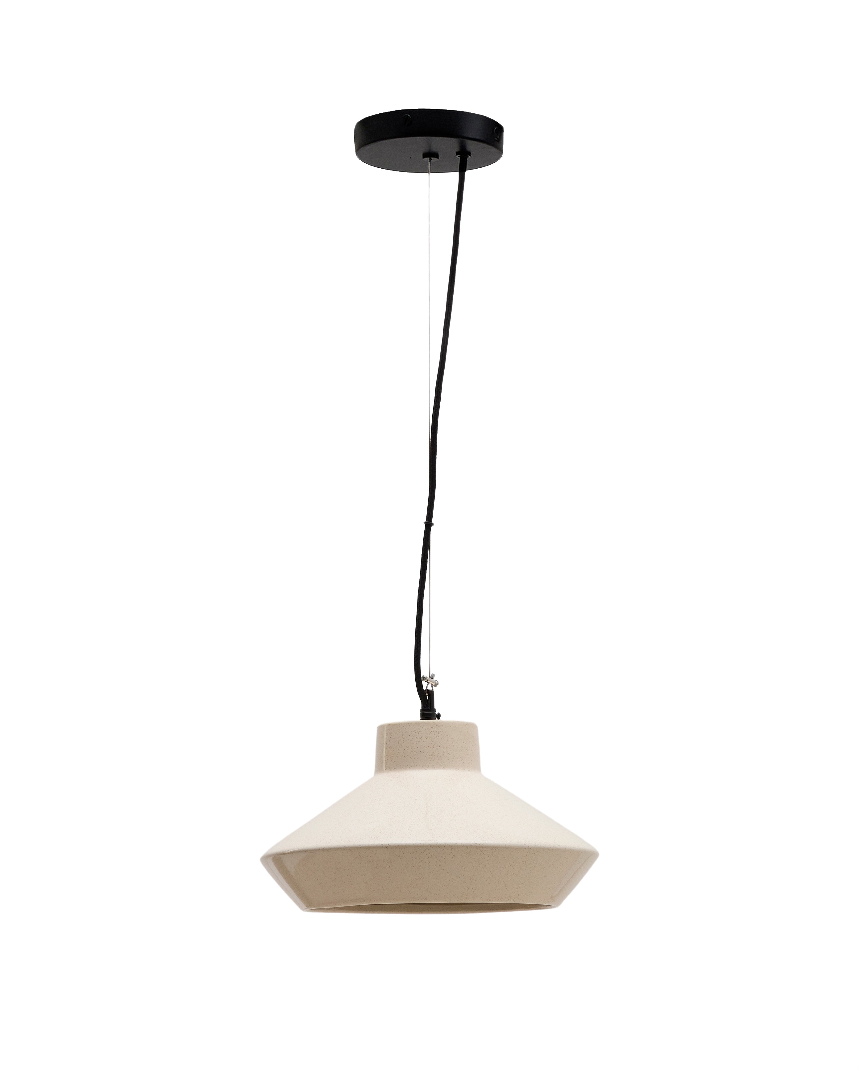 Portol beige ceramic ceiling lamp - Product Image