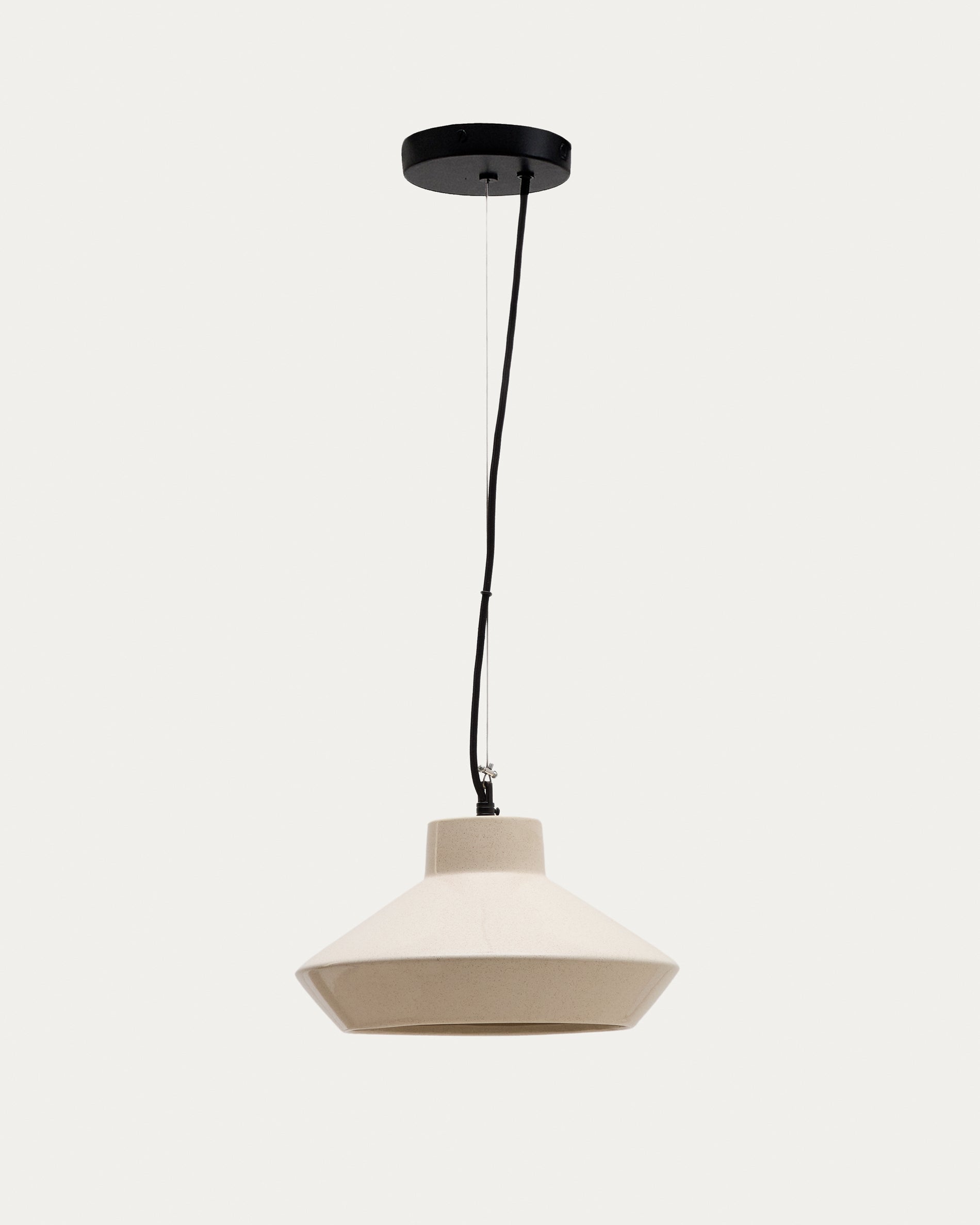 Portol beige ceramic ceiling lamp - Product View