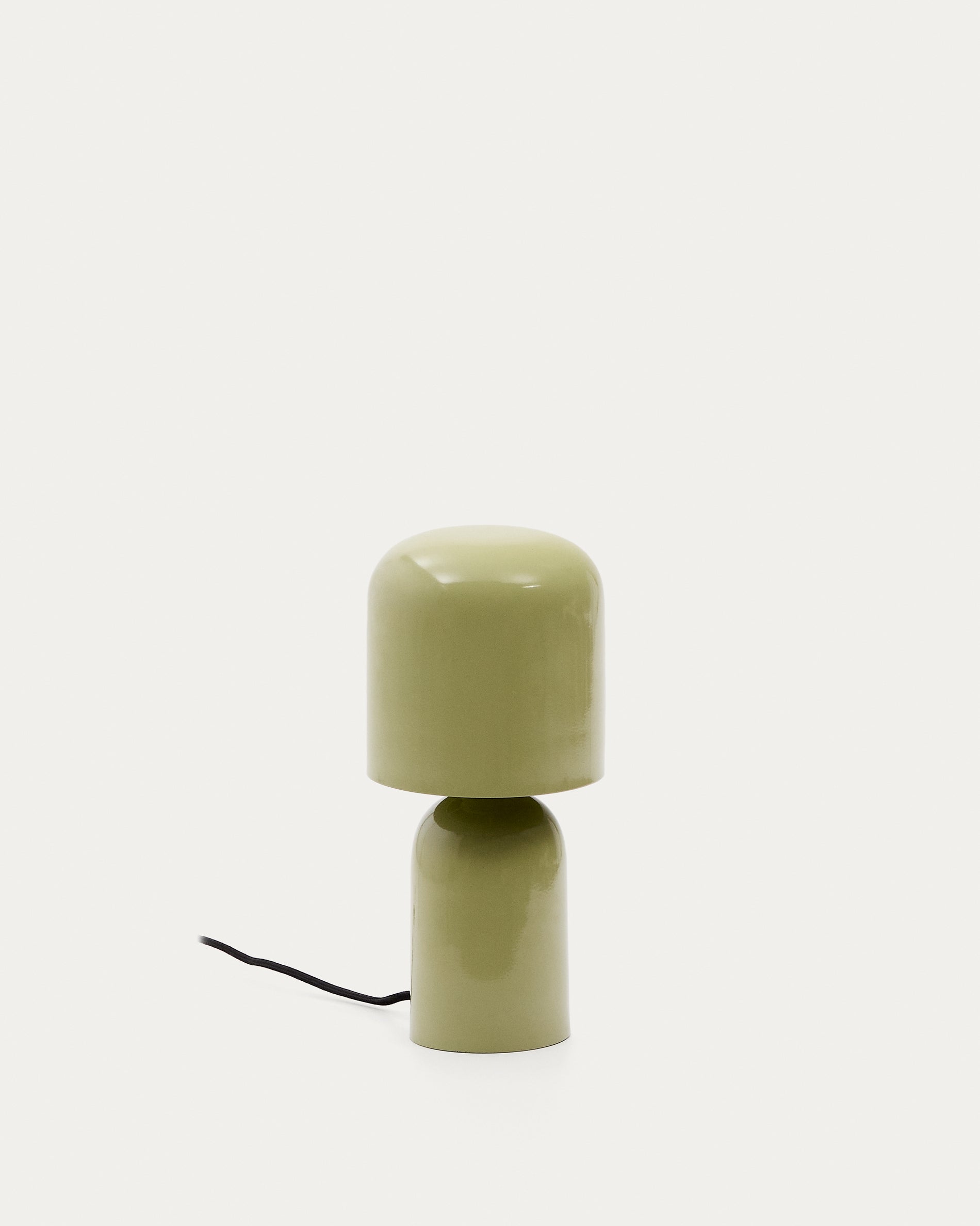Monze table lamp in light green painted metal - Product View