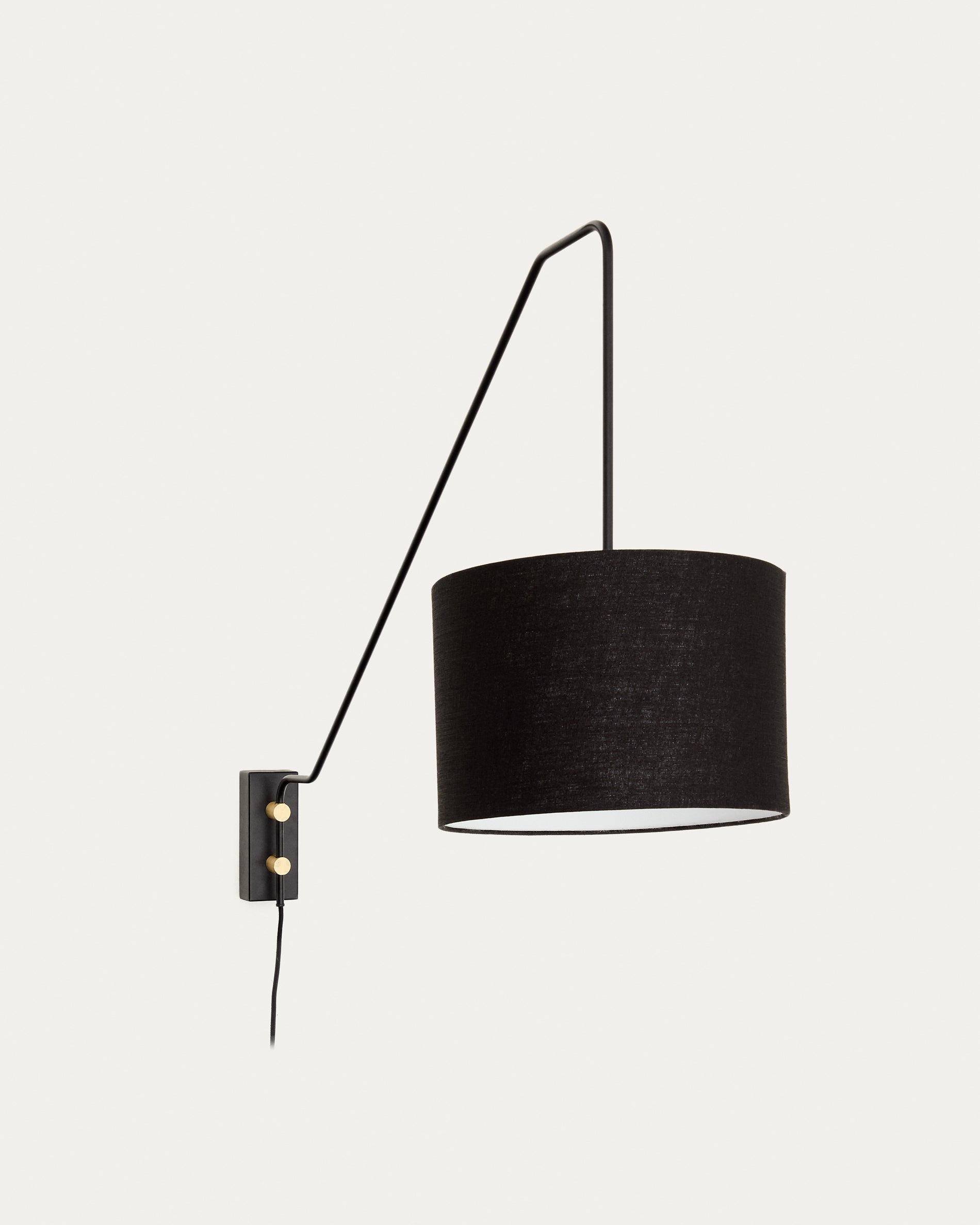 Jex wall lamp made of black painted metal - Product View
