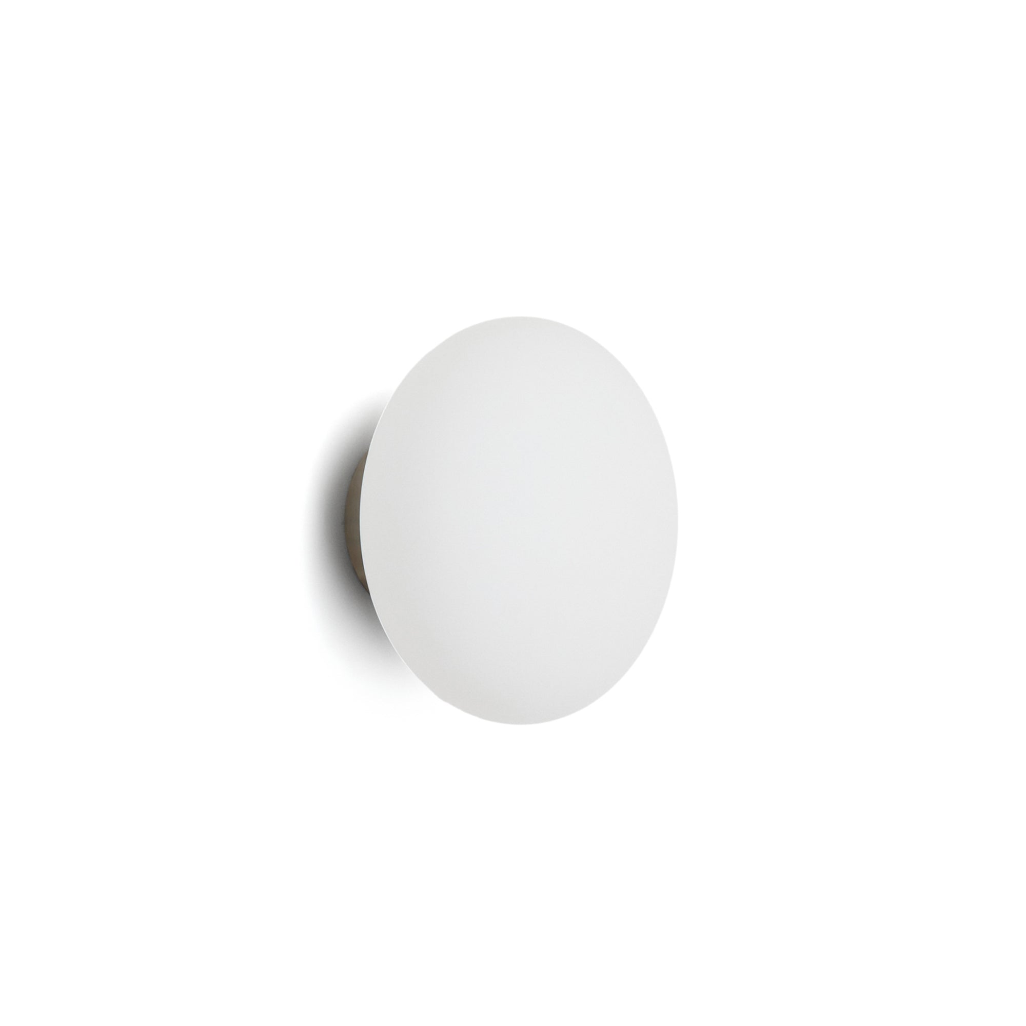 Bamila wall lamp in smoked glass and nickel Ø15cm - Product Image