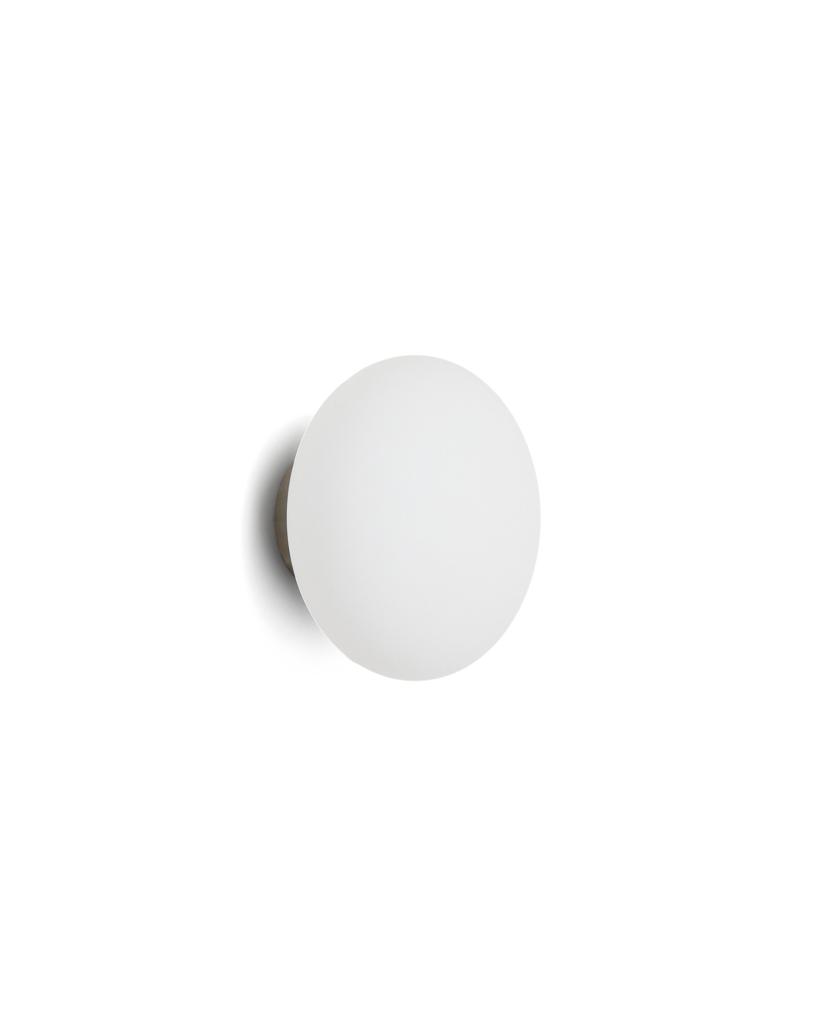 Bamila wall lamp in smoked glass and nickel Ø15cm - Product Image