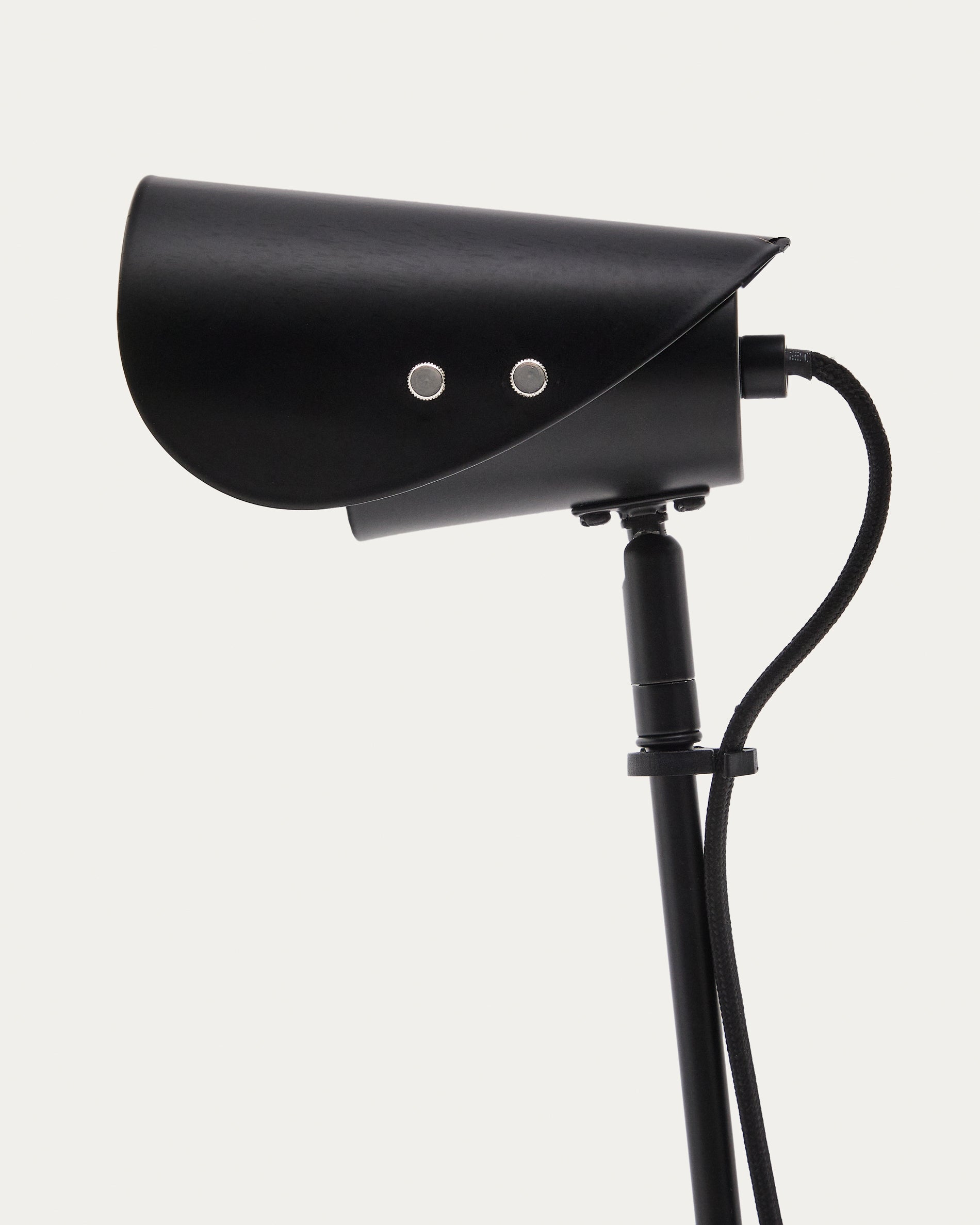 Jula desk lamp with clamp in black metal - Detail