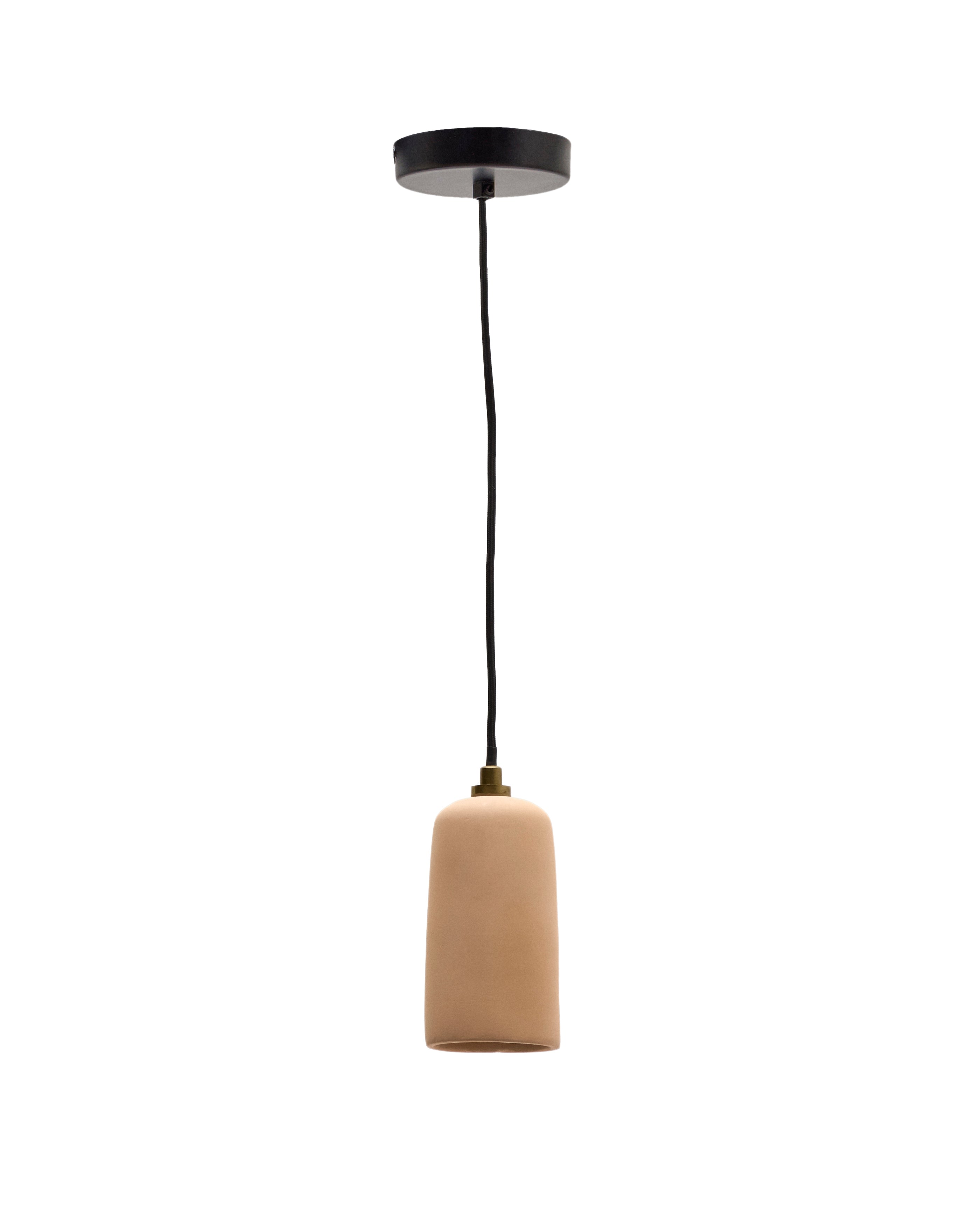 Madsen terracotta ceiling lamp Ø8cm - Product Image