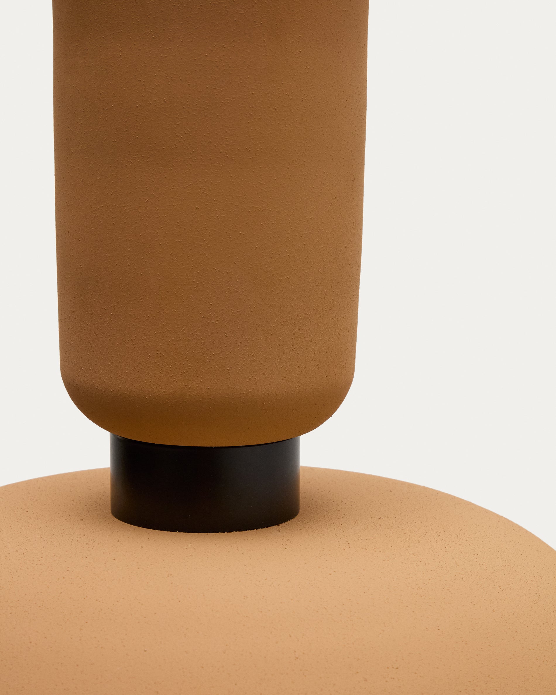 Nibla ceiling lamp in terracotta-effect metal Ø40cm - Detail
