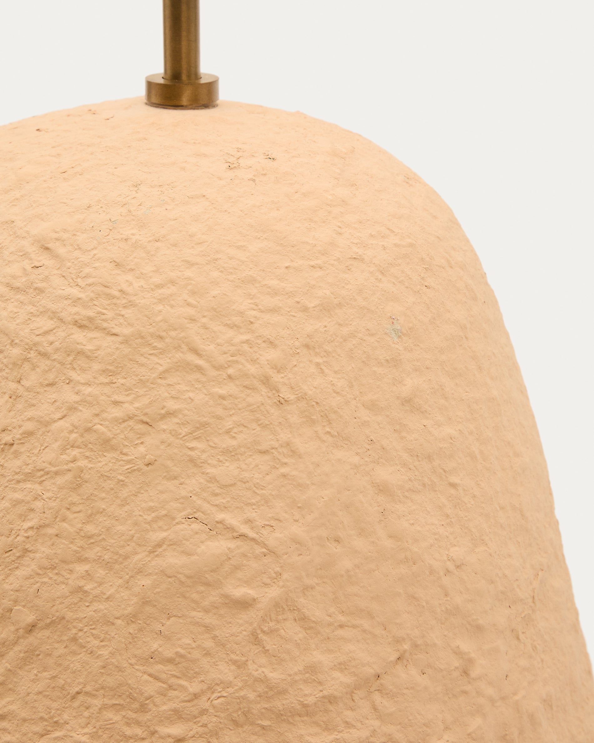 Lisora ceiling lamp in beige papier-mâché Ø35cm - Detail