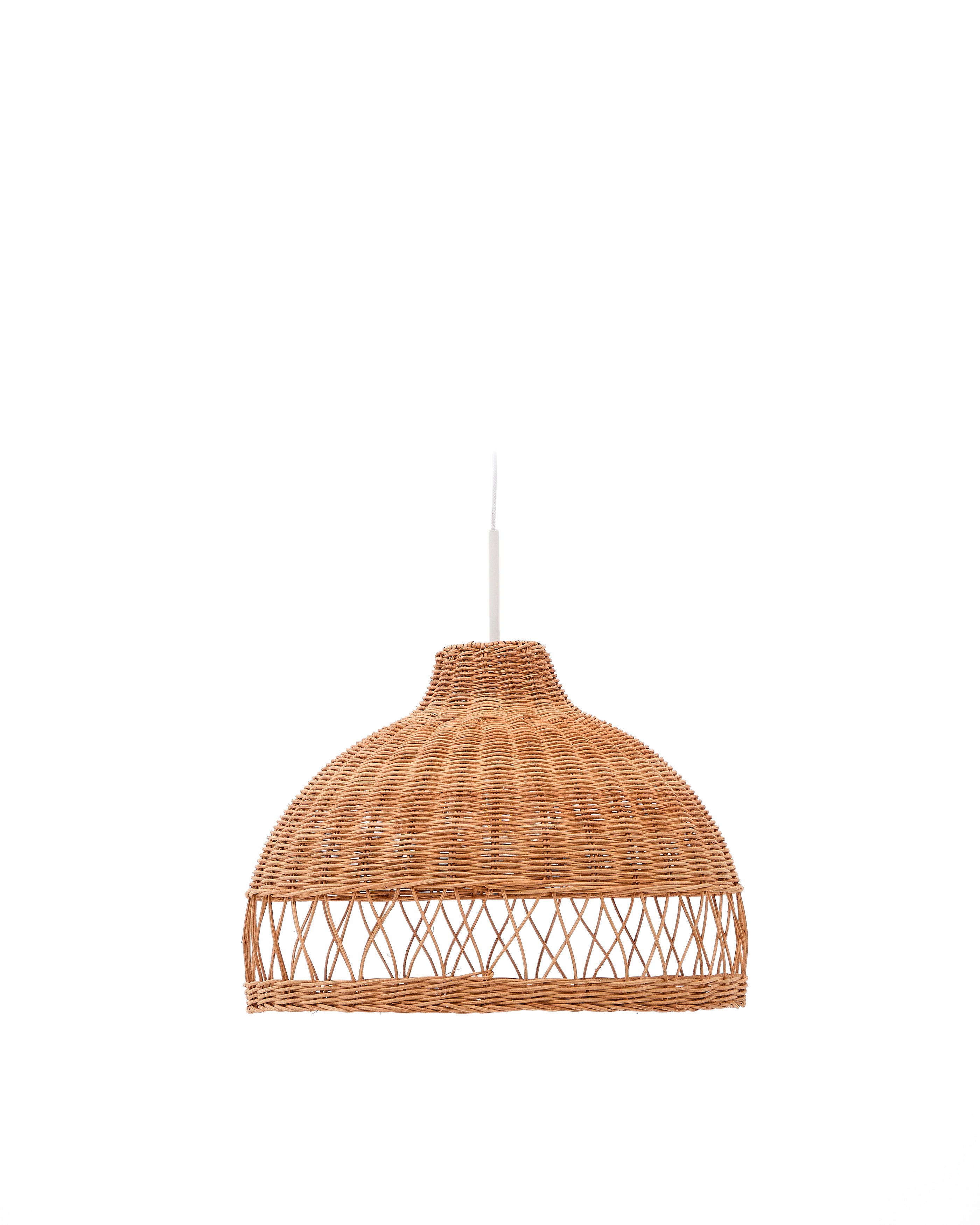 Loura rattan ceiling lamp shade with natural finish Ø40cm - Product Image