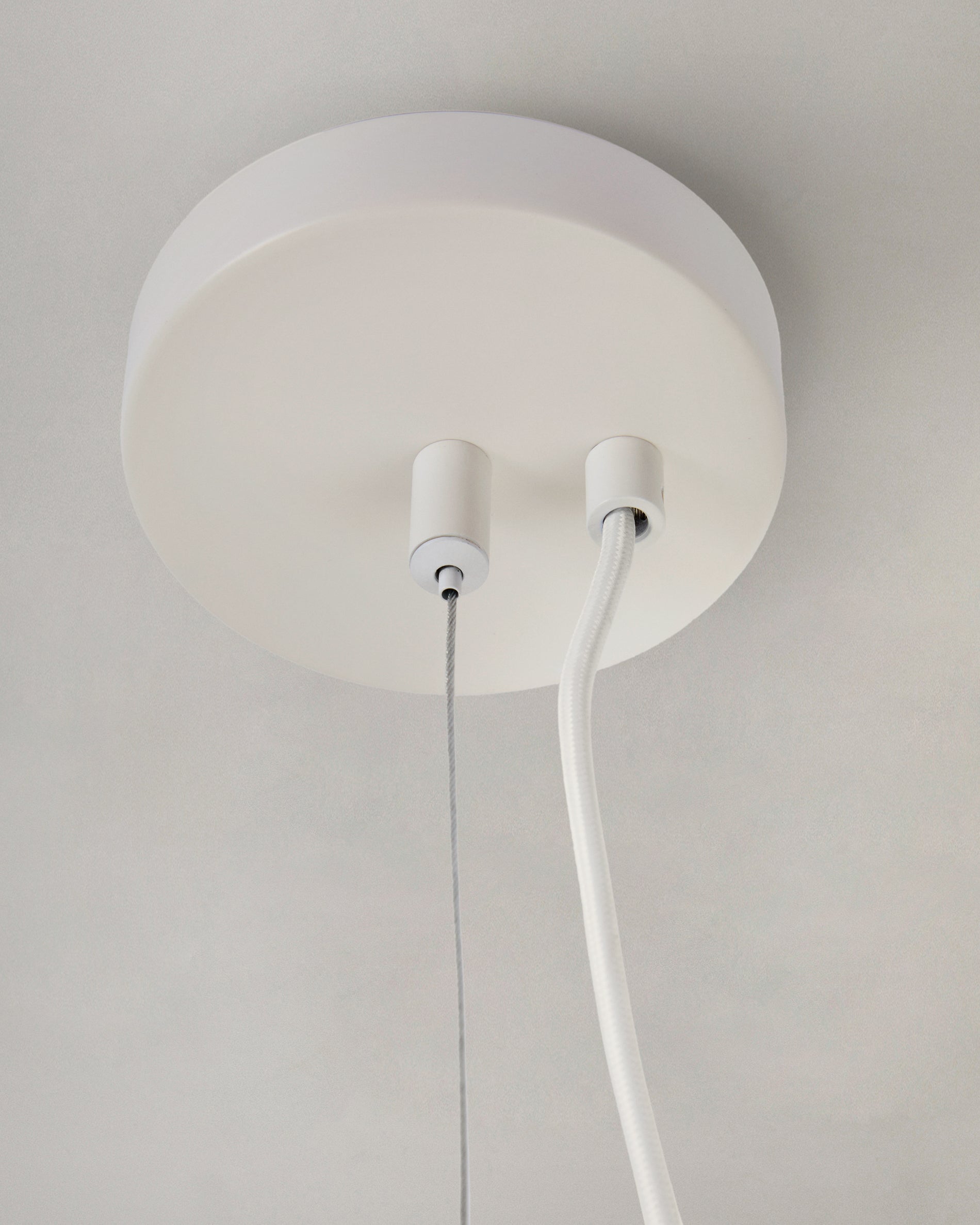 Somar ceiling lamp made with synthetic fibres and steel rods Ø51cm - Detail