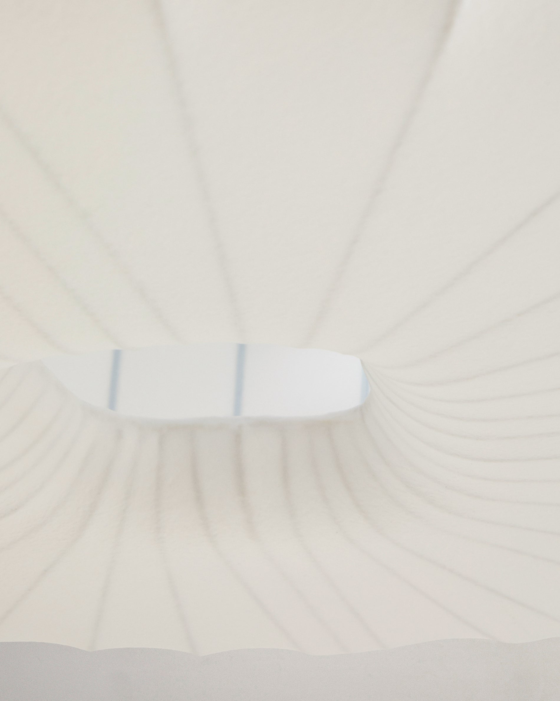 Somar ceiling lamp made with synthetic fibres and steel rods Ø76cm - Detail