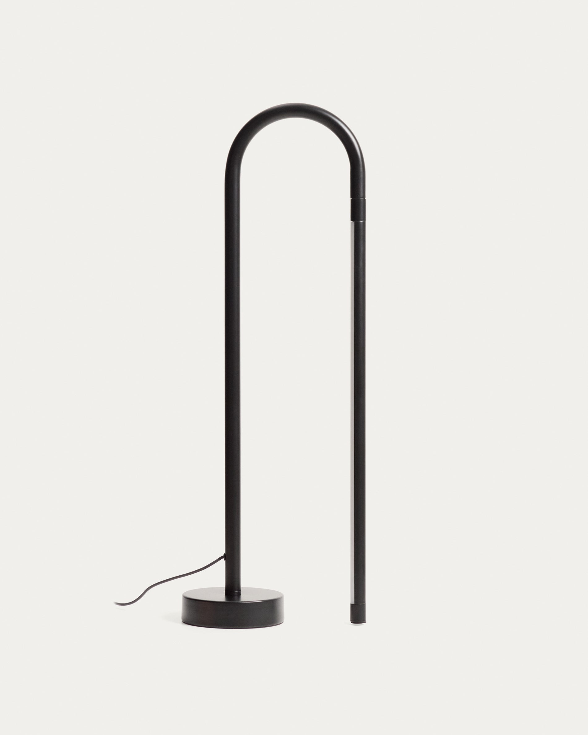 Bow black aluminium table lamp - Product View