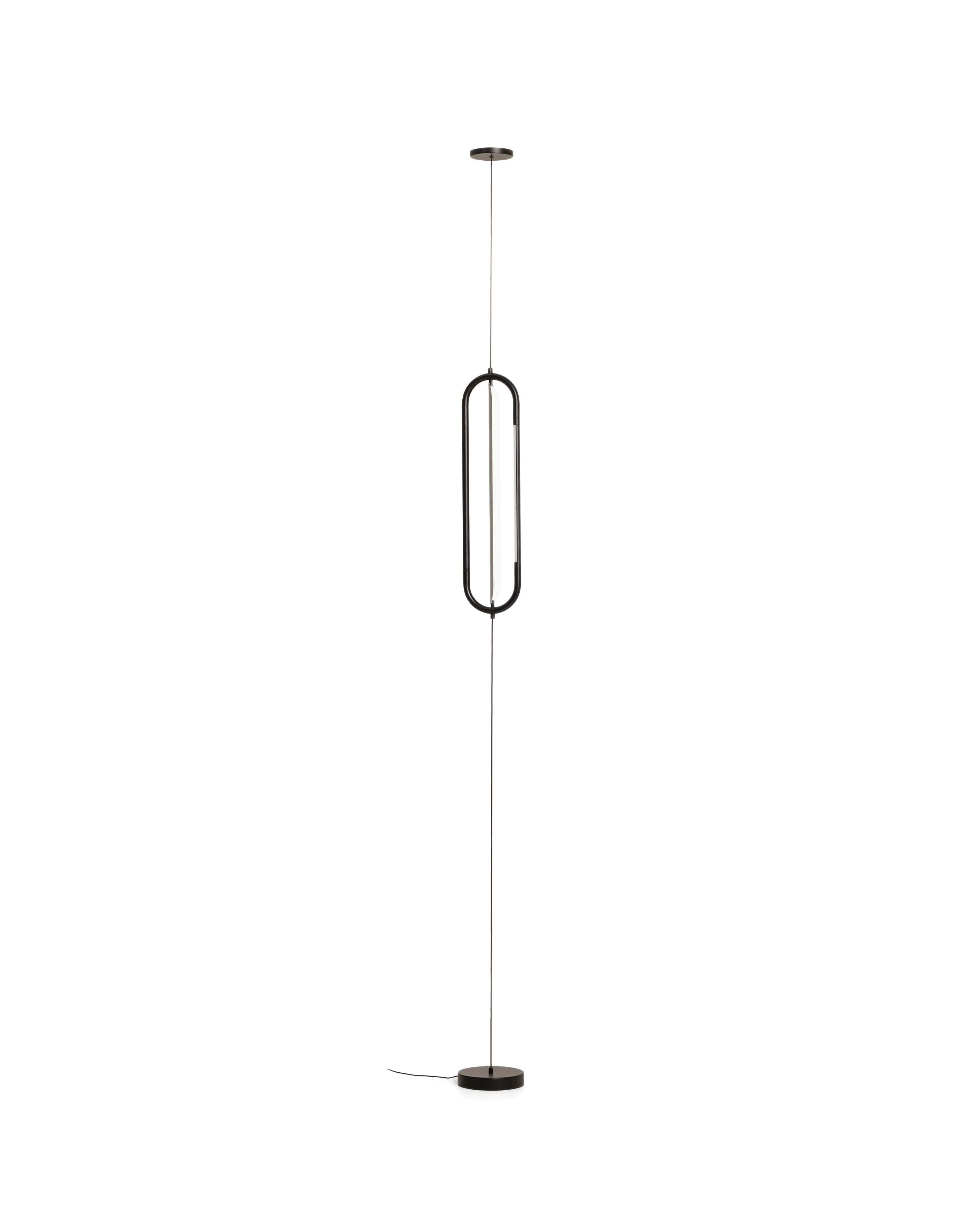 Bow black aluminium ceiling lamp Ø 16 cm - Product Image