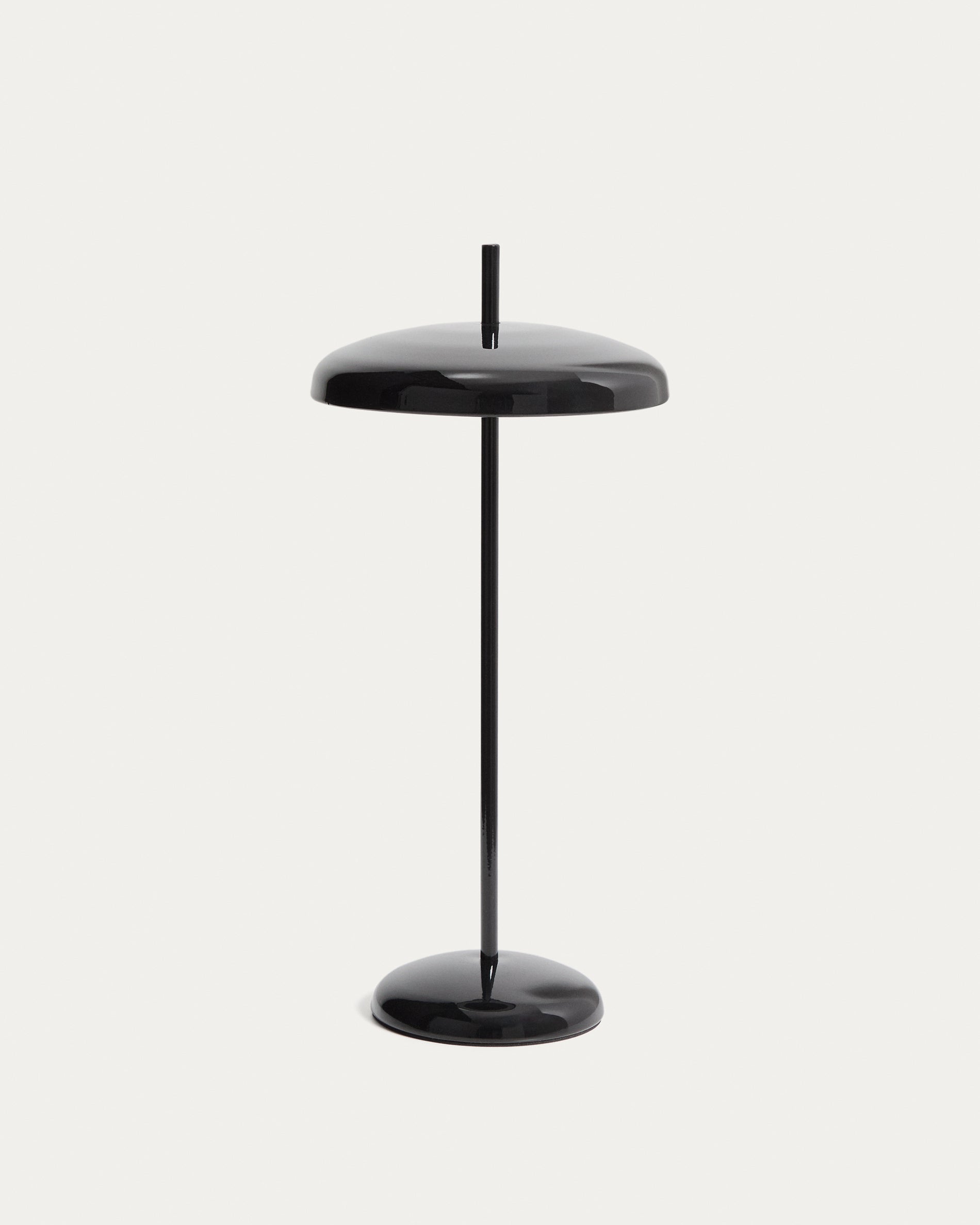 Porte black aluminium portable table lamp - Product View