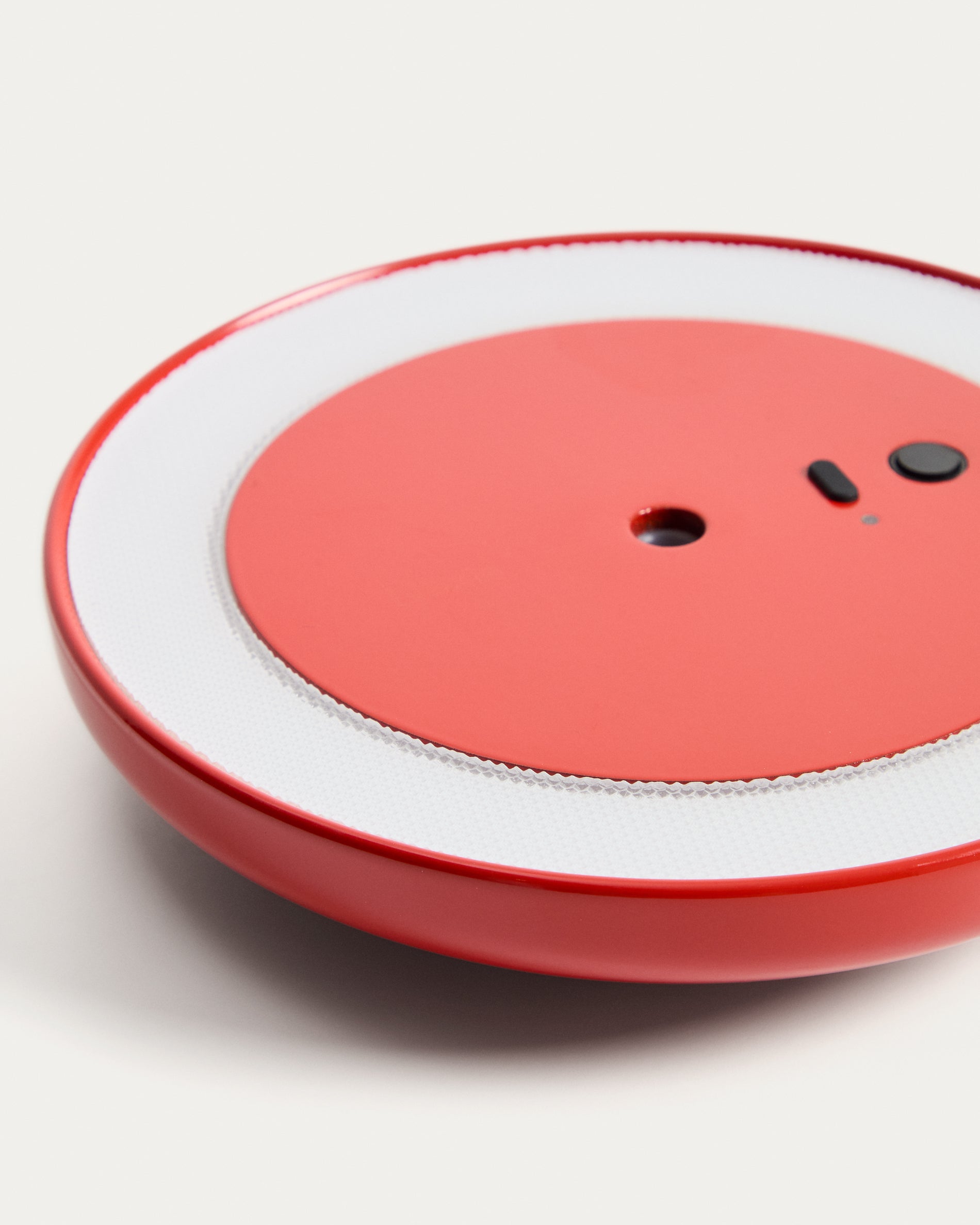 Porte red aluminium portable table lamp - Detail