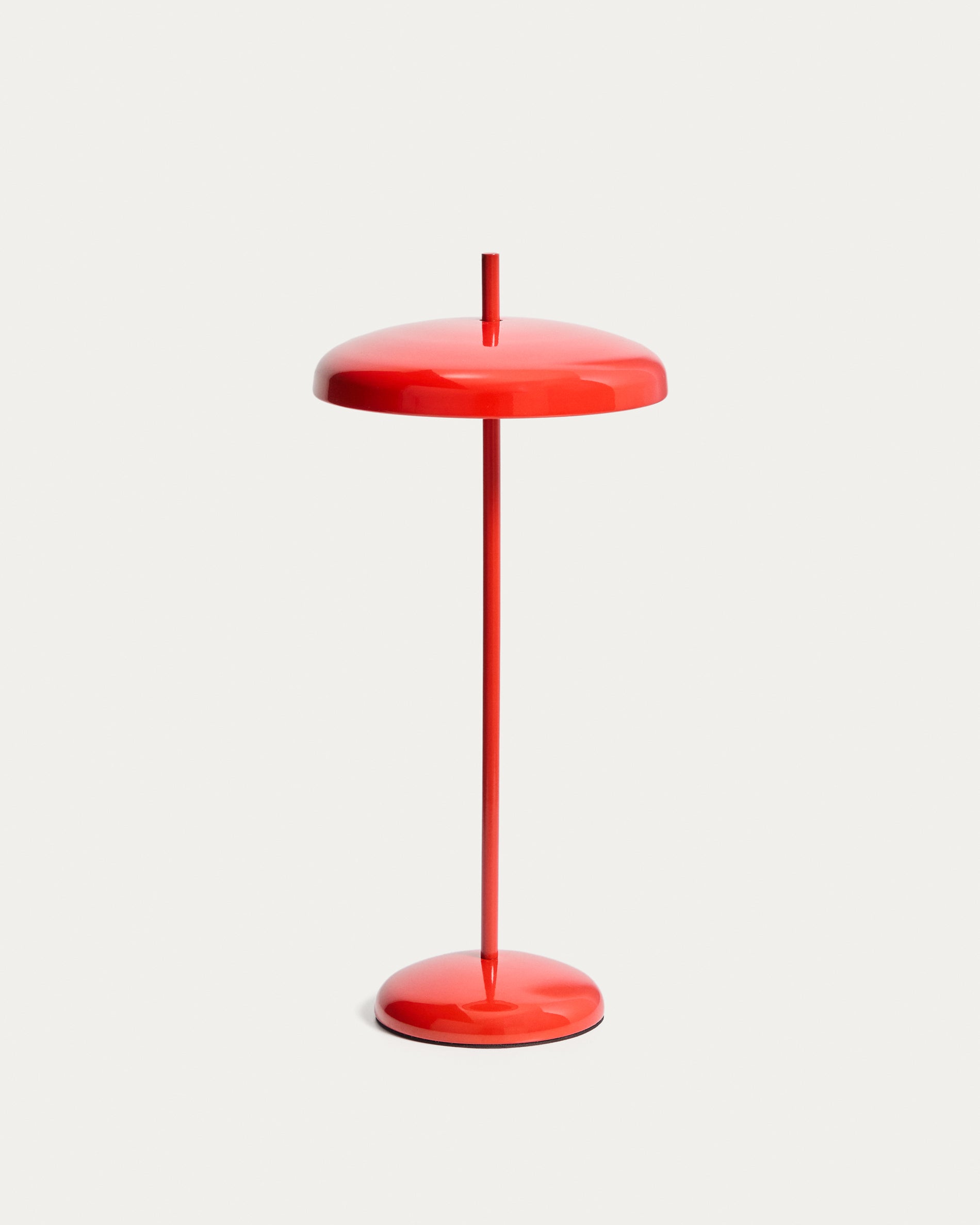 Porte red aluminium portable table lamp - Product View