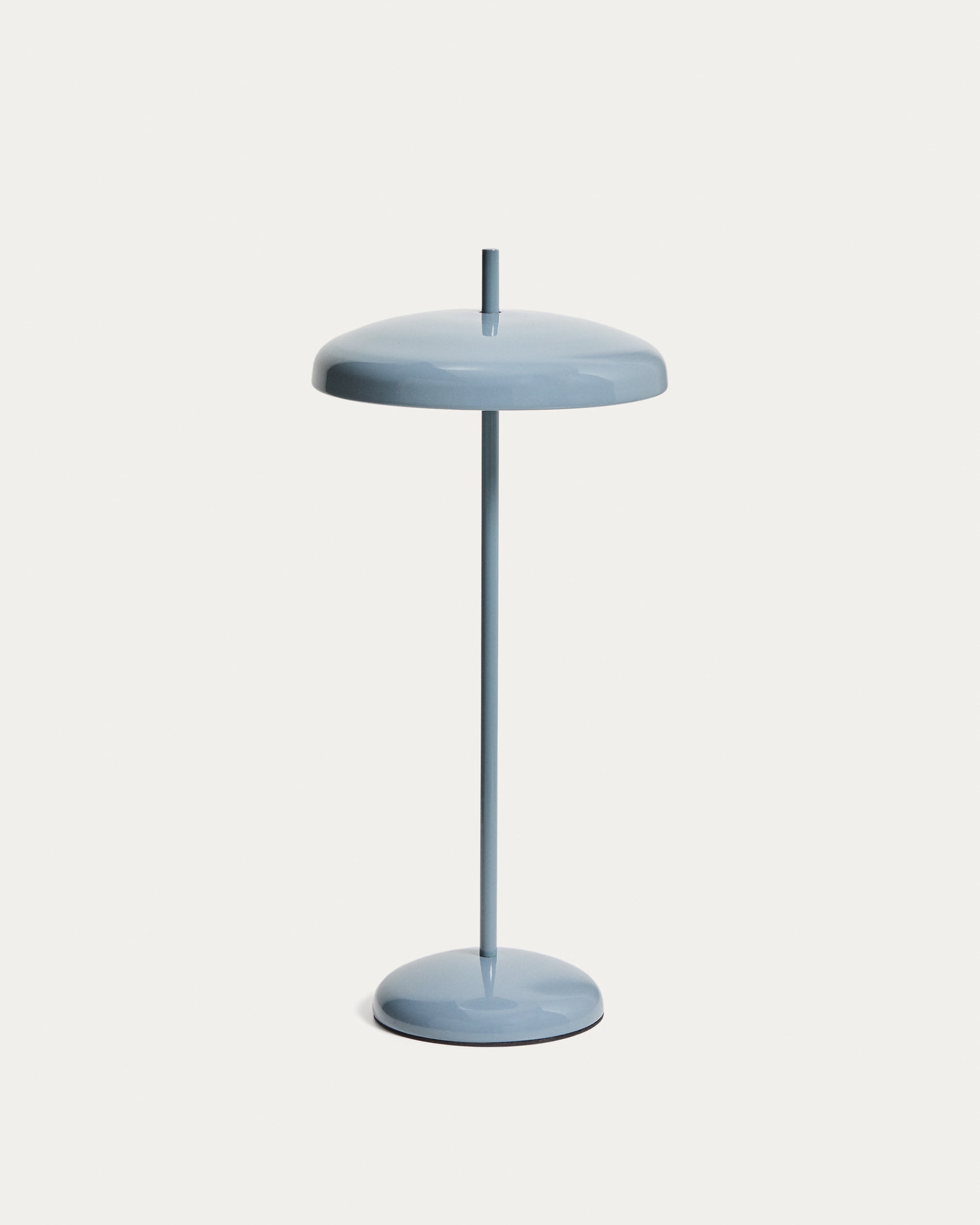 Porte blue aluminium portable table lamp - Product View