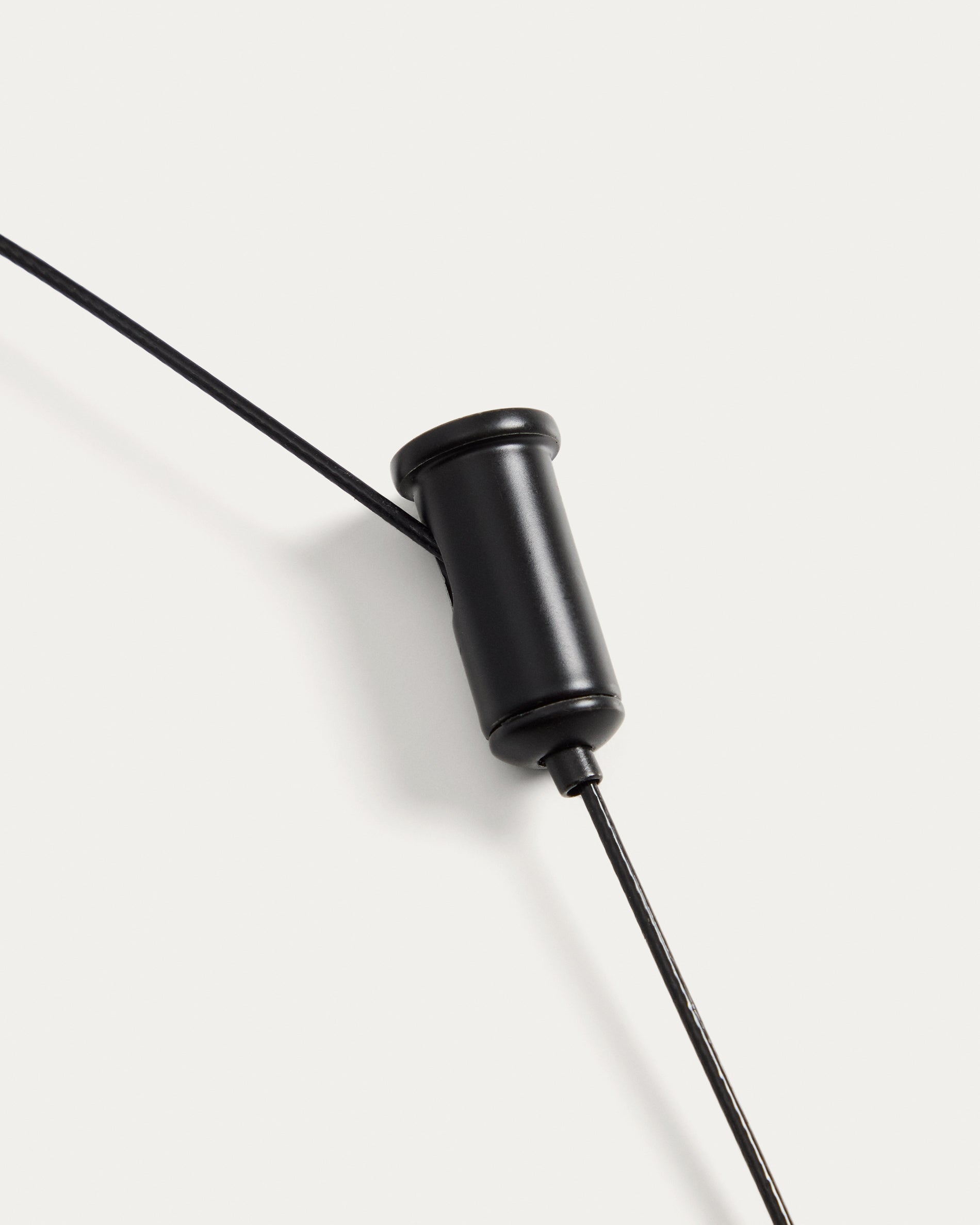 Porte black aluminium portable ceiling lamp Ø 16 cm - Detail