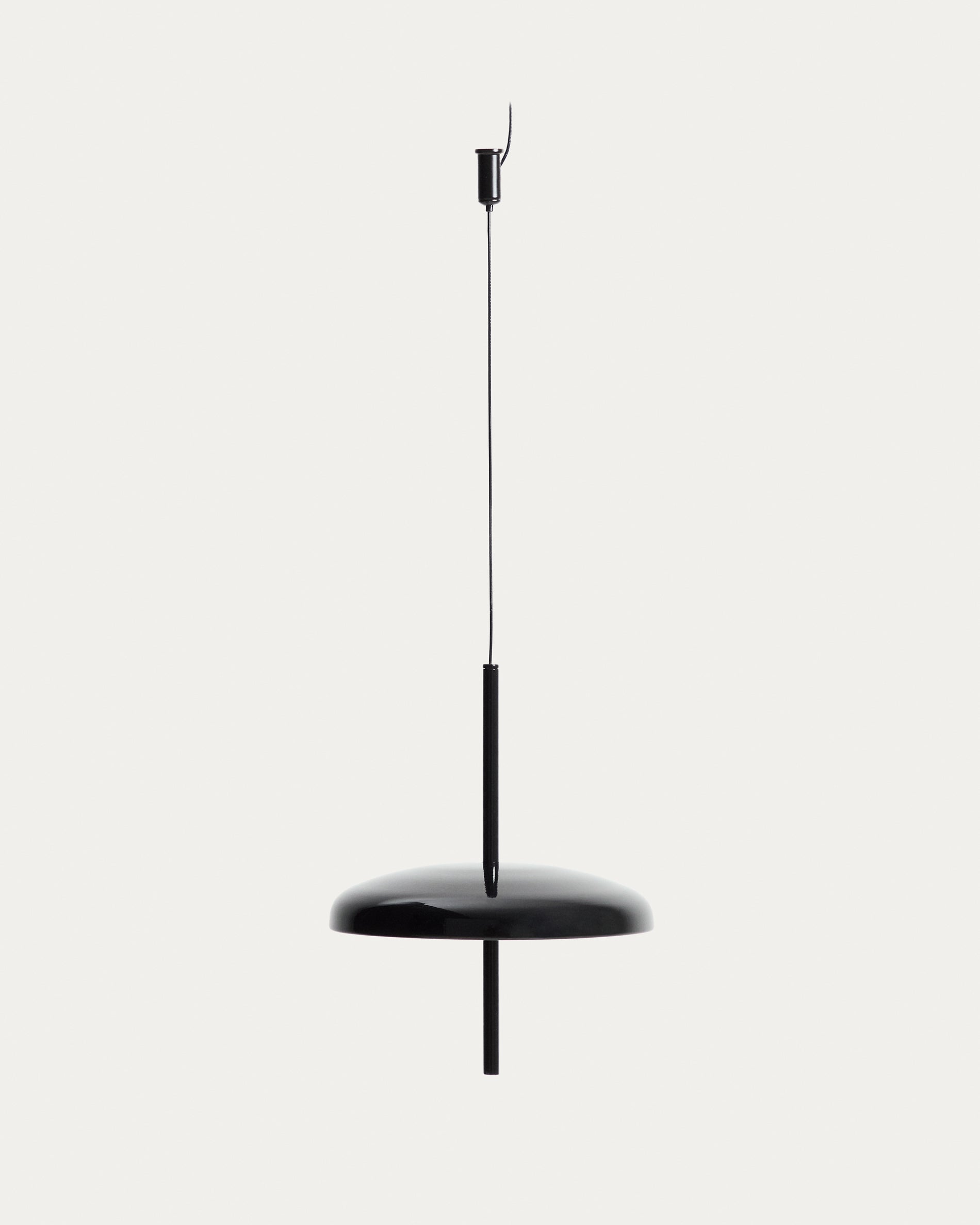 Porte black aluminium portable ceiling lamp Ø 16 cm - Product View
