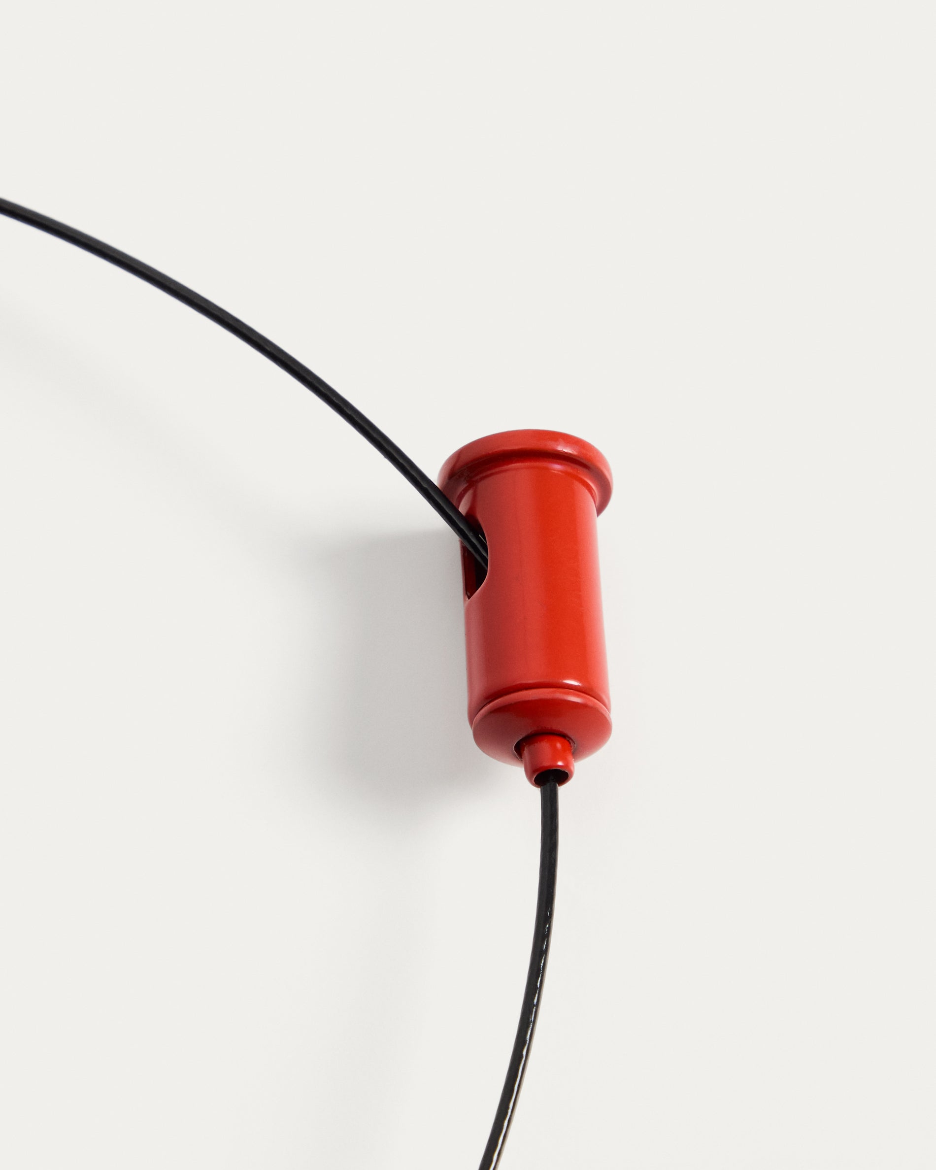 Porte red aluminium portable ceiling lamp Ø 16 cm - Detail