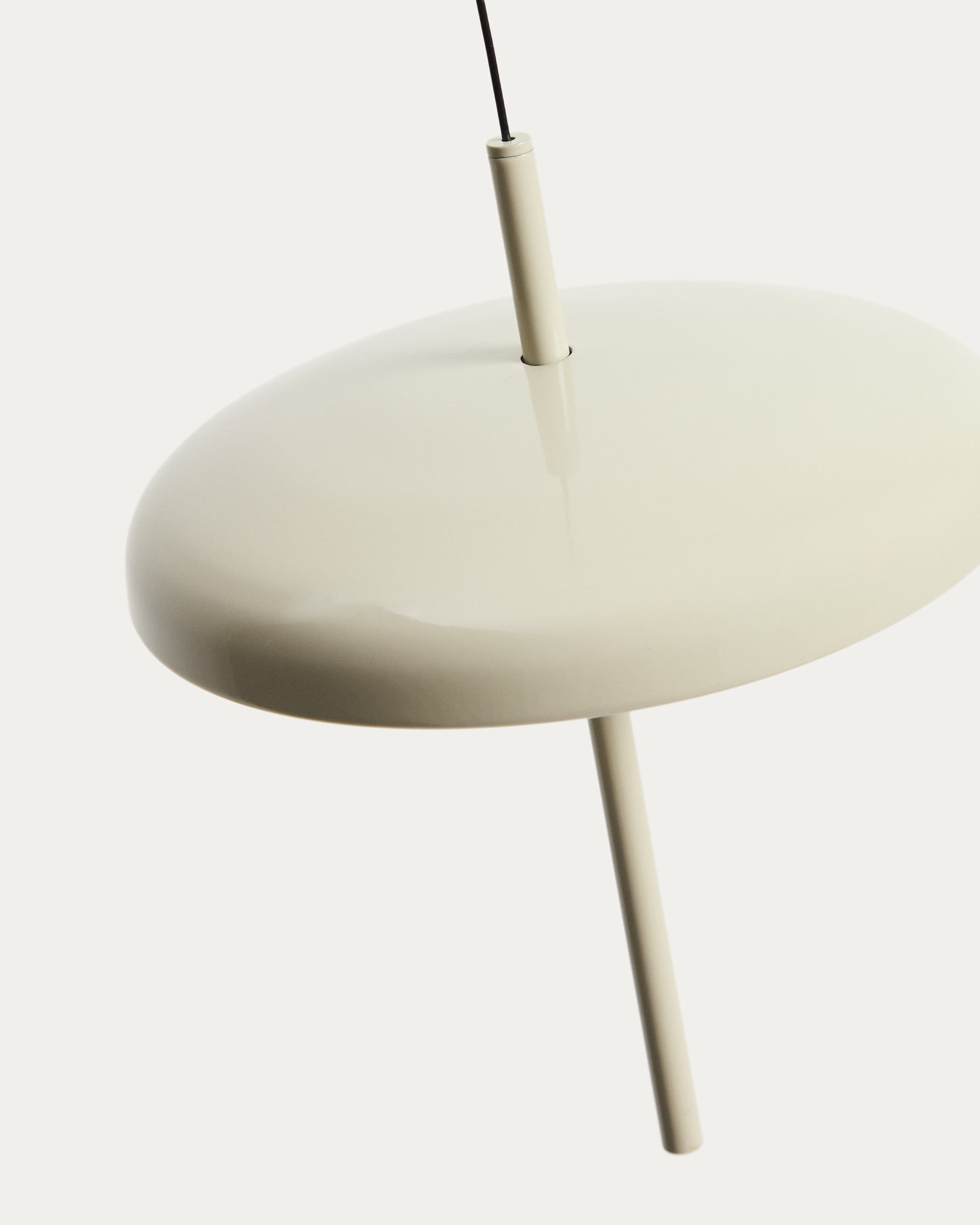 Porte light grey aluminium portable ceiling lamp Ø 16 cm - Detail