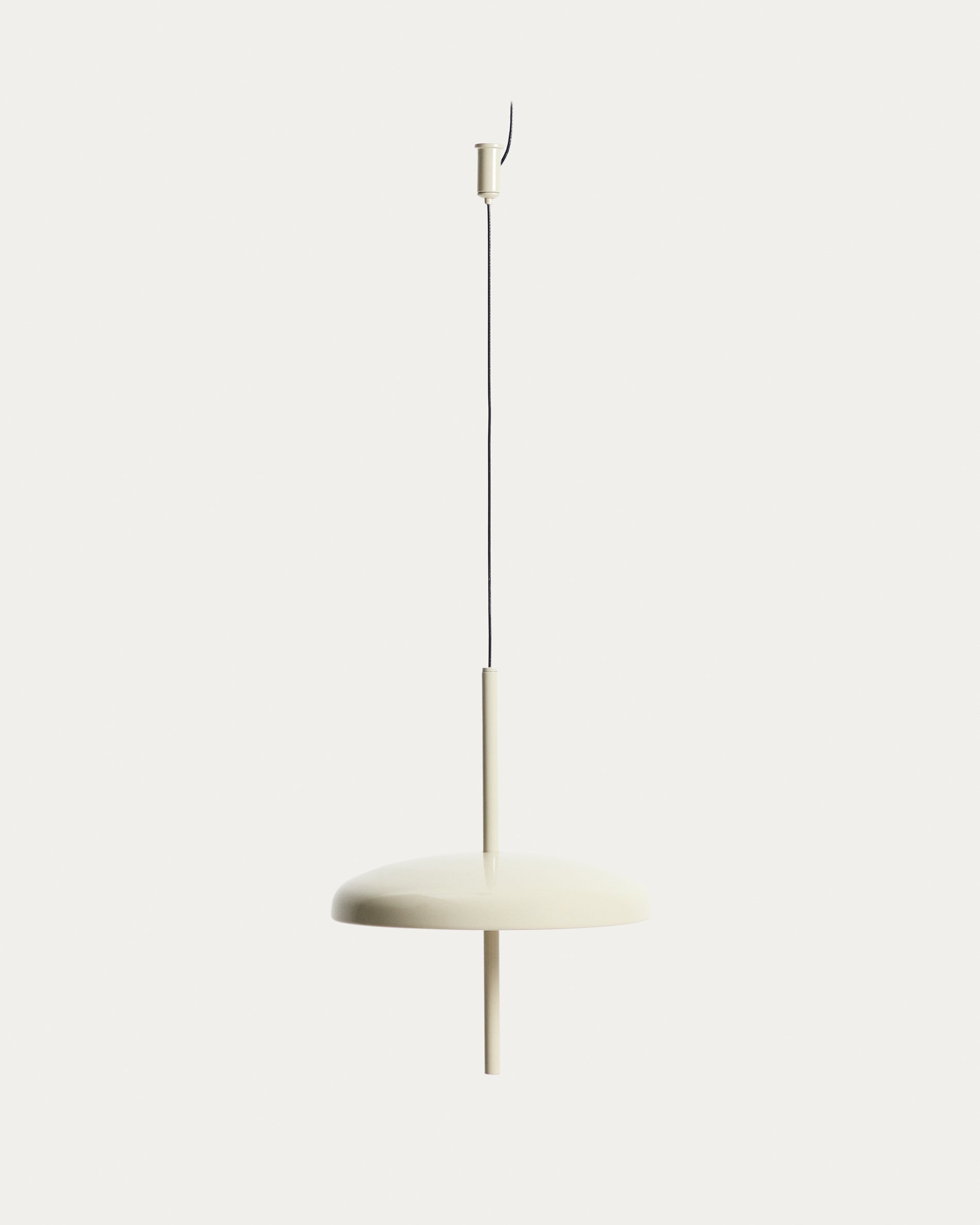 Porte light grey aluminium portable ceiling lamp Ø 16 cm - Product View