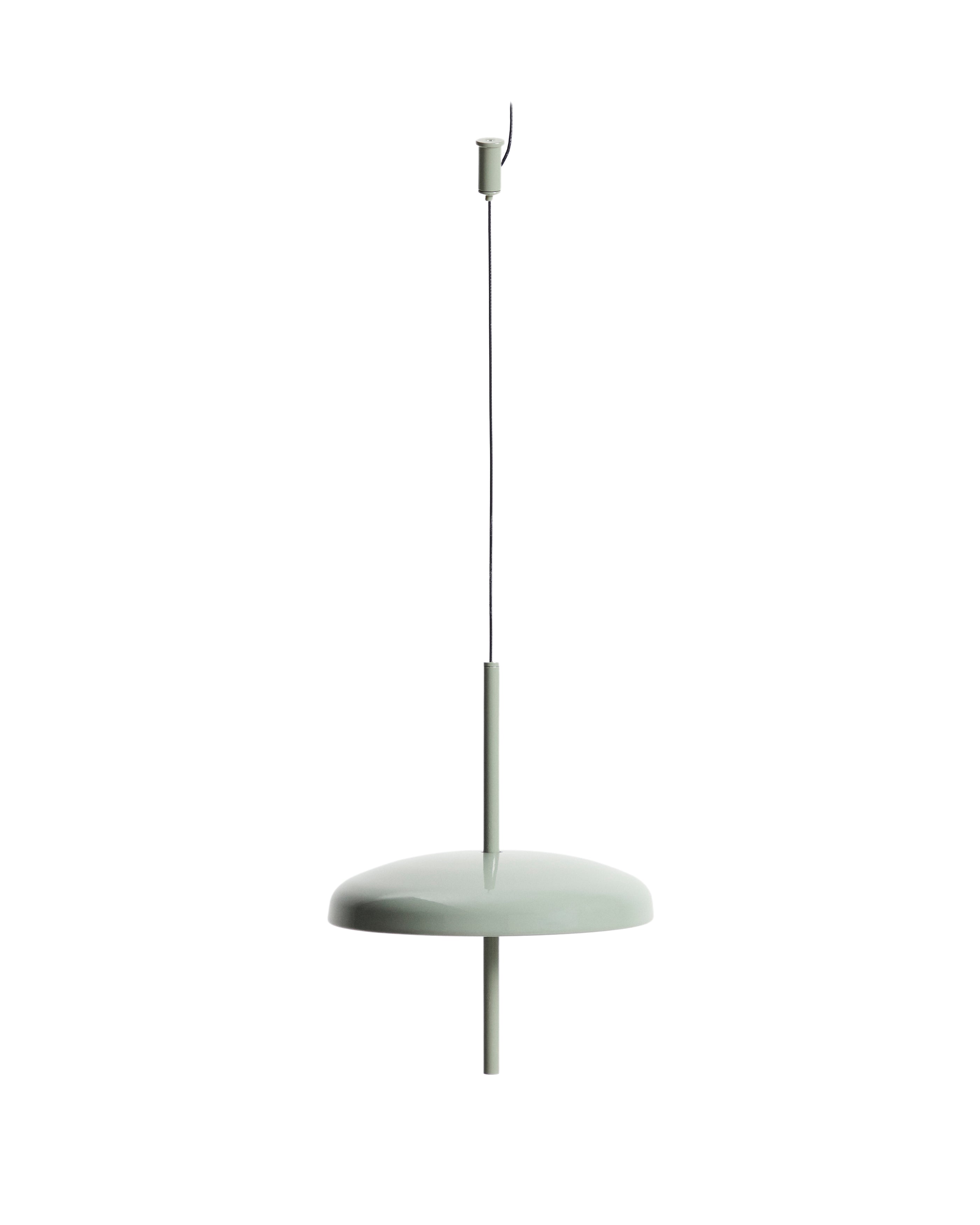 Porte light green aluminium portable ceiling lamp Ø 16 cm - Product Image