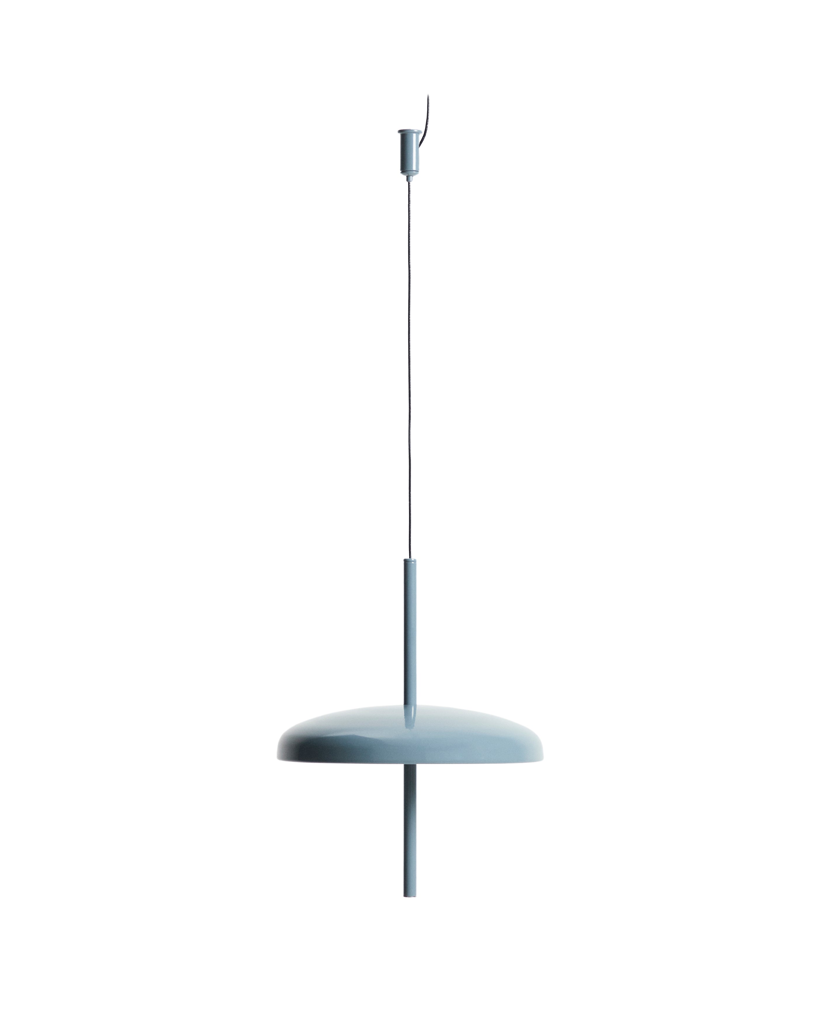 Porte blue aluminium portable ceiling lamp Ø 16 cm - Product Image