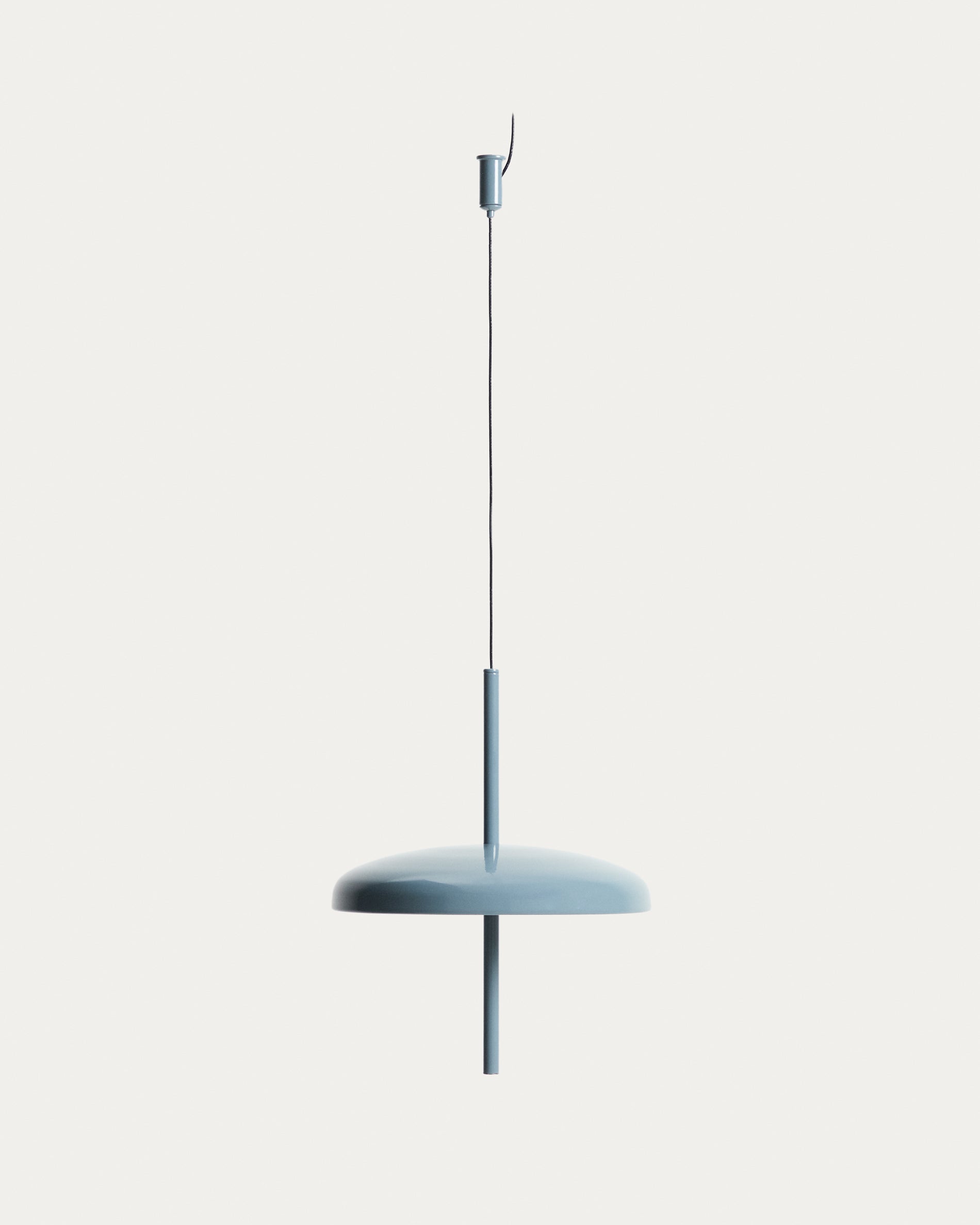 Porte blue aluminium portable ceiling lamp Ø 16 cm - Product View