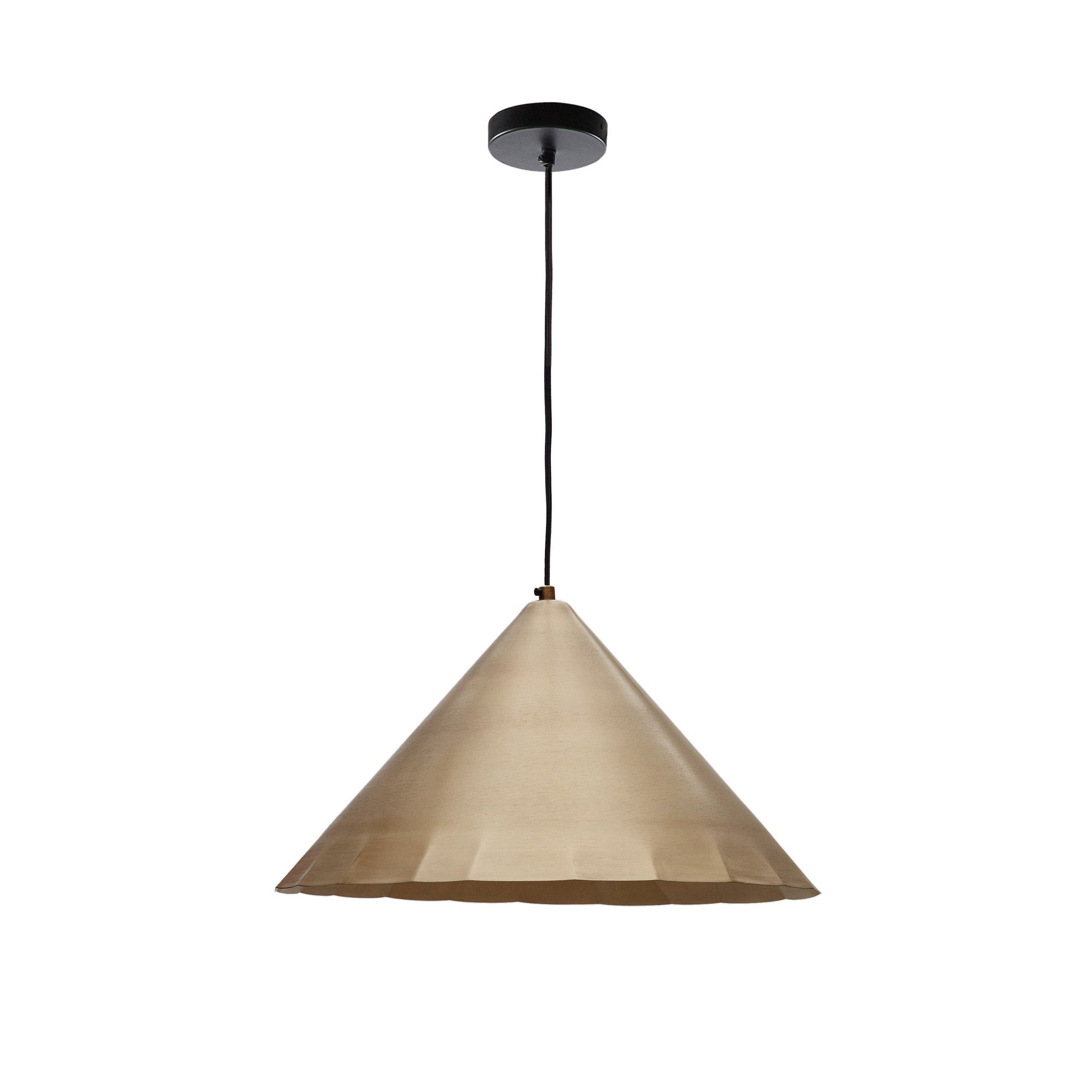Parlava brass ceiling lamp, Ø 46 cm - Product Image
