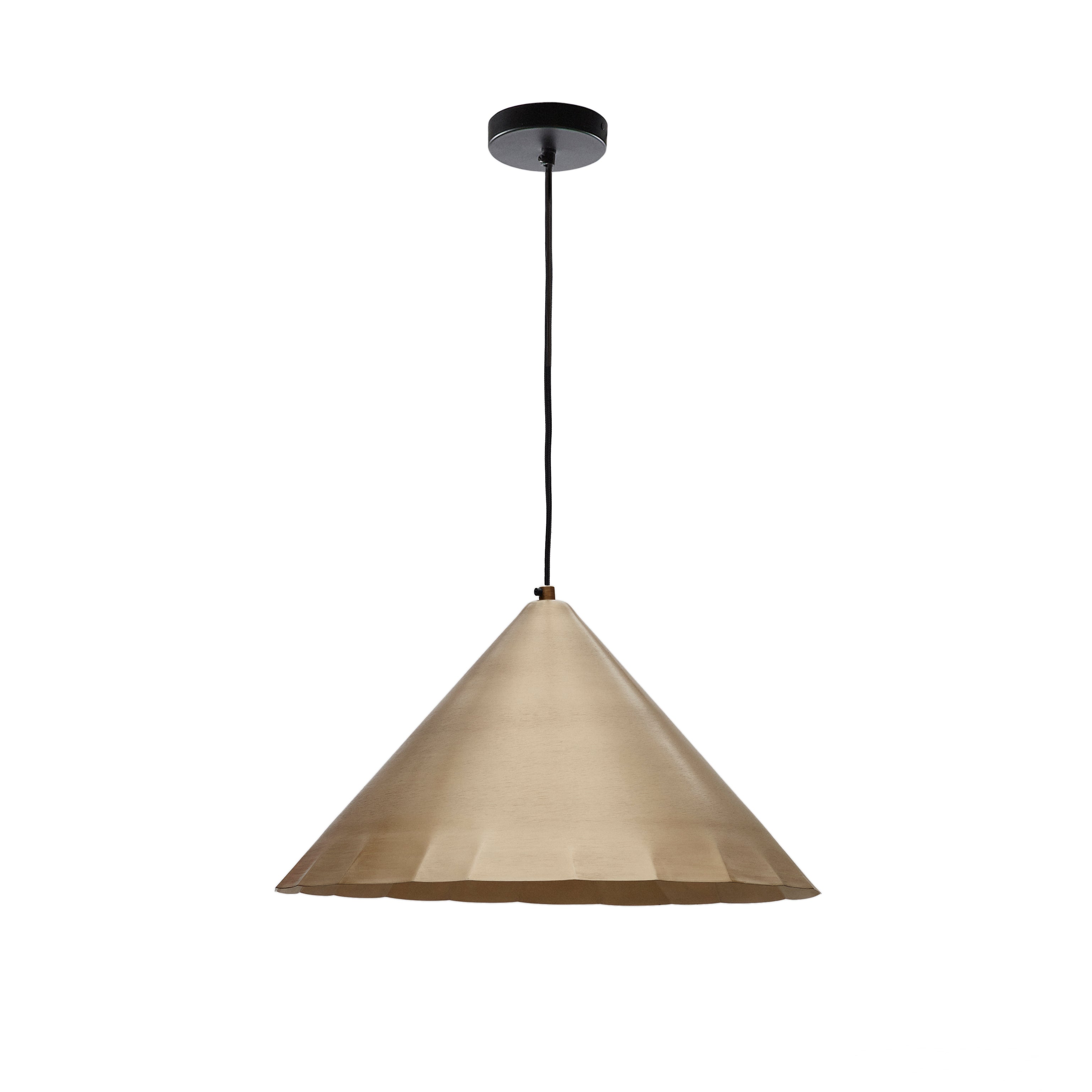 Parlava brass ceiling lamp, Ø 46 cm - Product Image