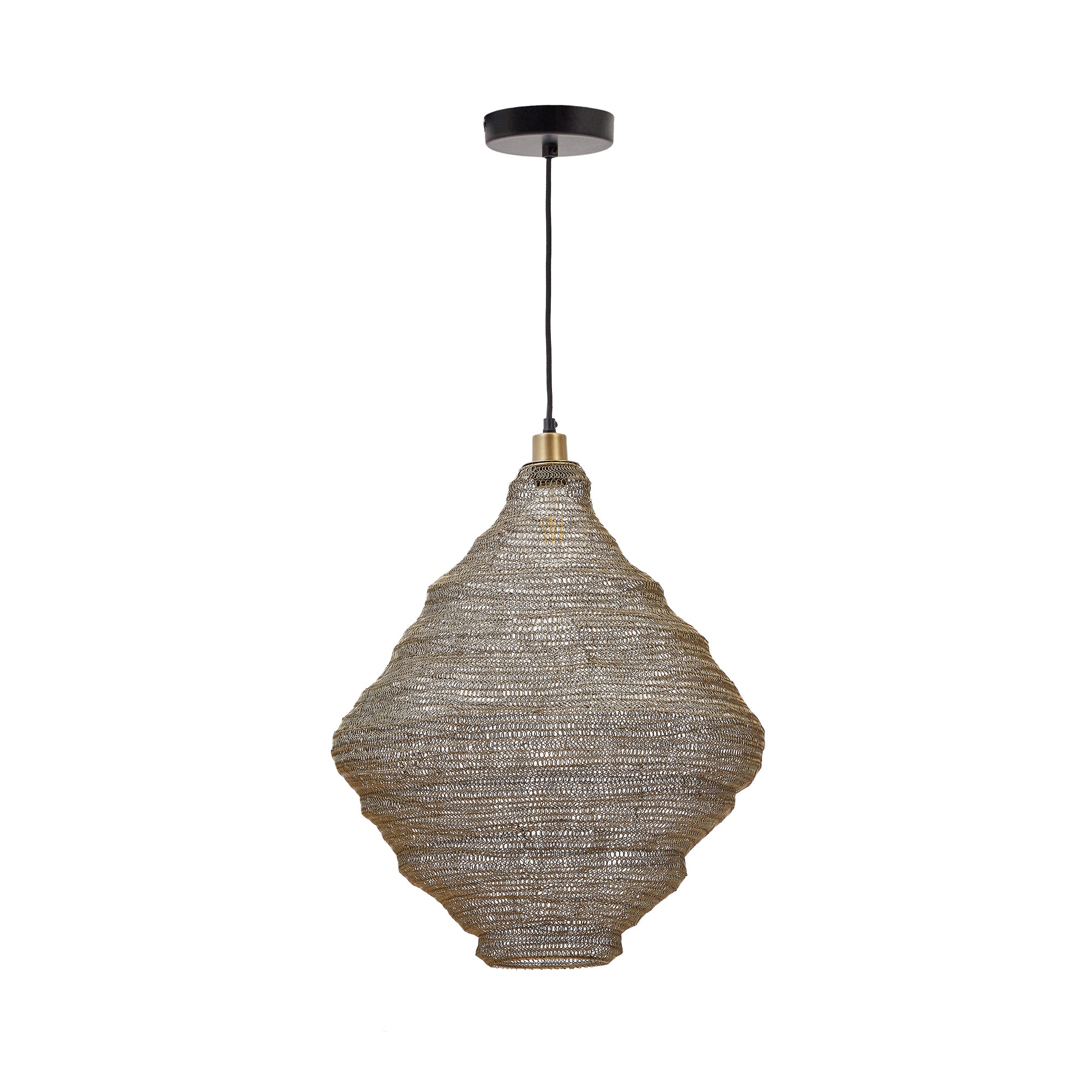Sarraco gold metal ceiling lamp Ø 48,5 cm - Product Image