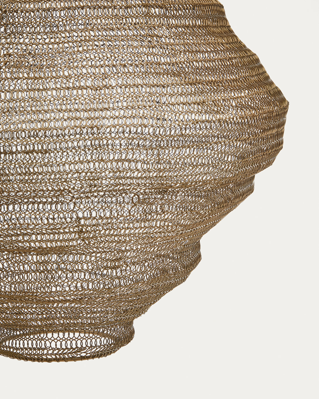 Sarraco gold metal ceiling lamp Ø 48,5 cm - Detail