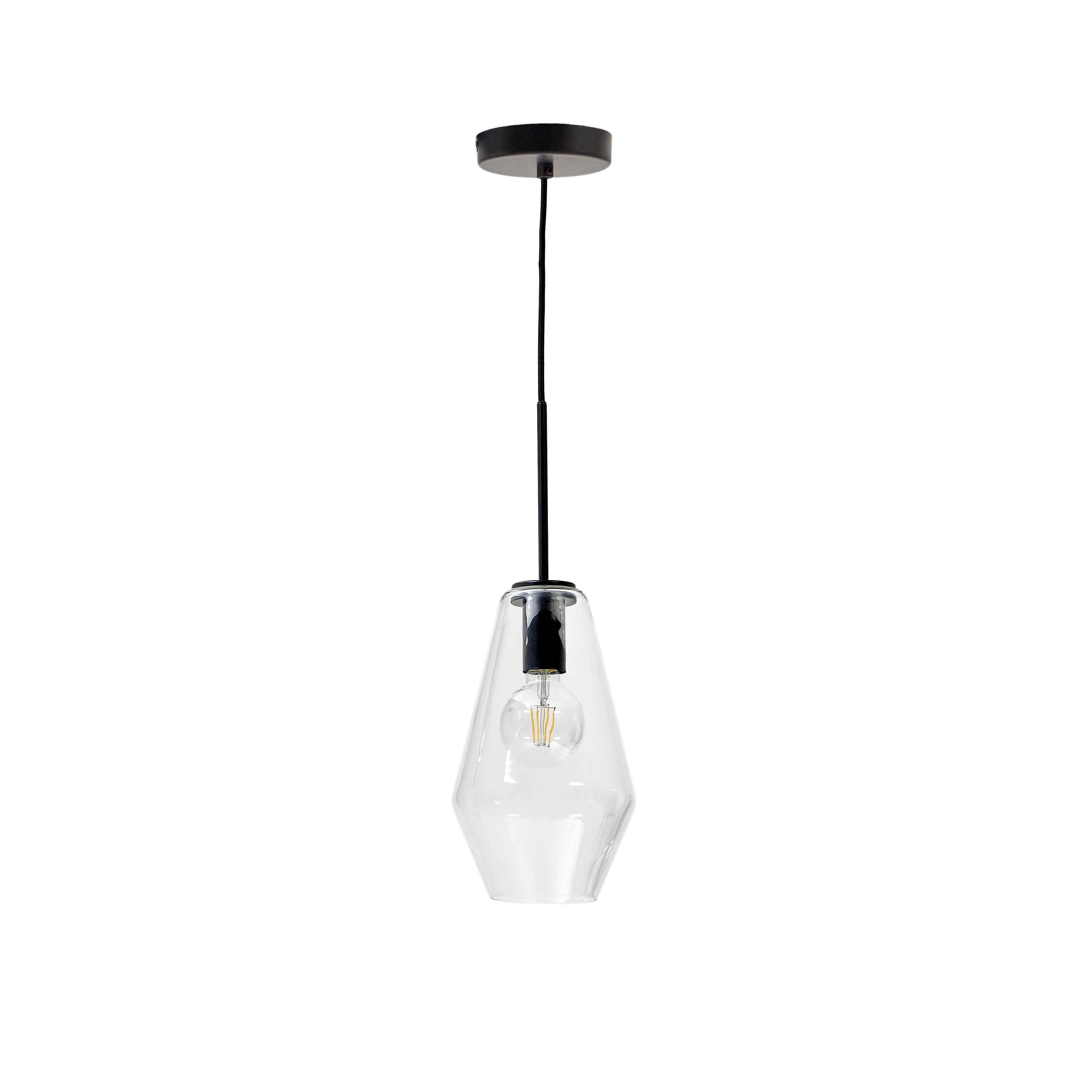 Mao glass ceiling lamp Ø 17 cm - Product Image