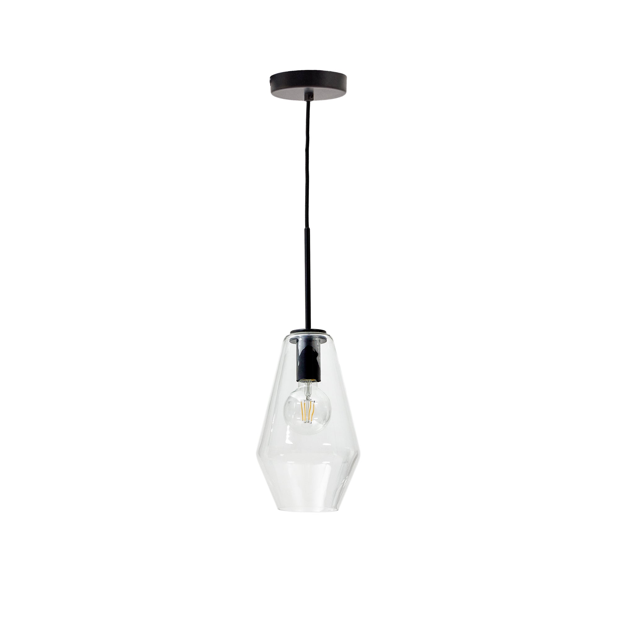 Mao glass ceiling lamp Ø 17 cm - Product Image