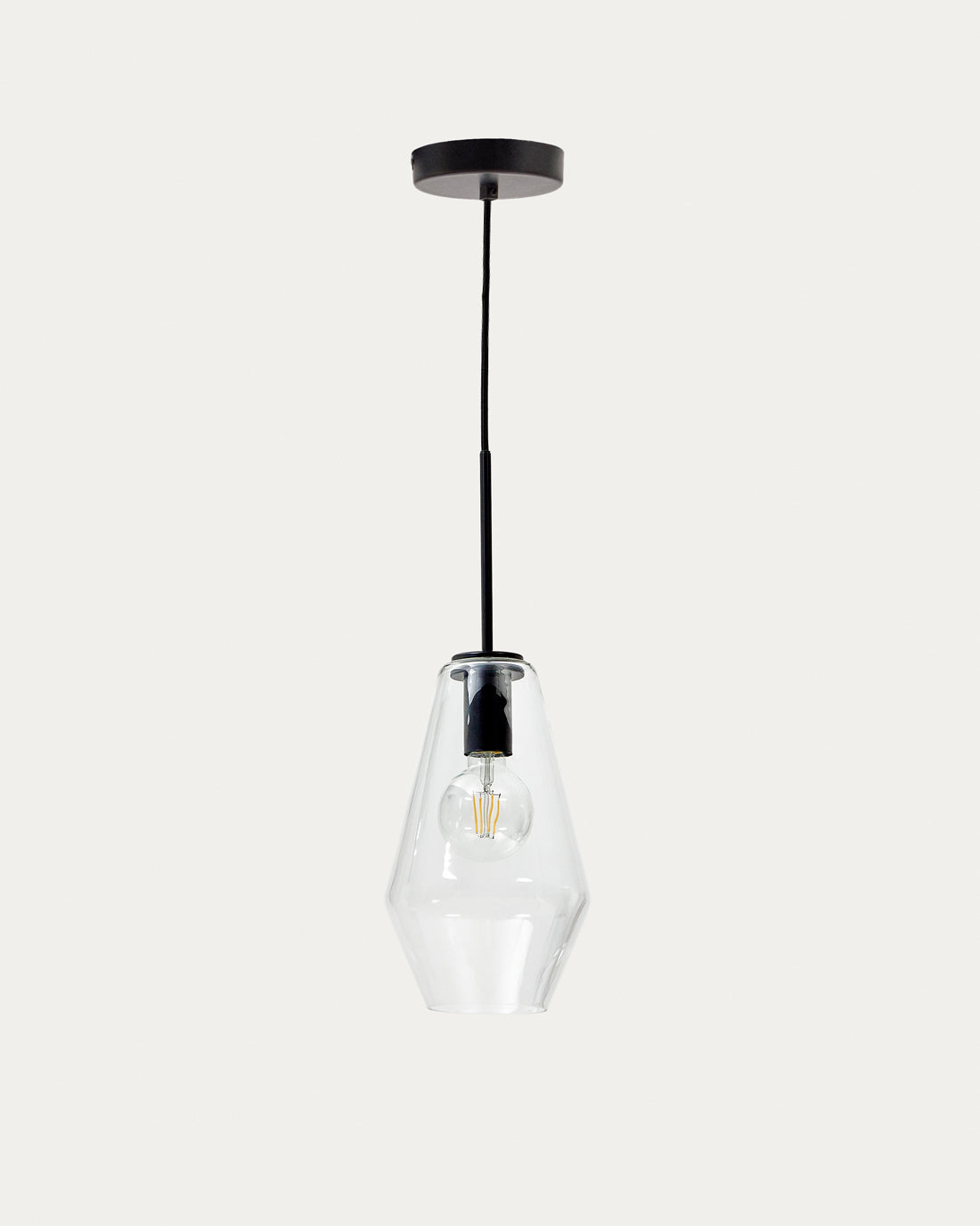 Mao glass ceiling lamp Ø 17 cm - Product View