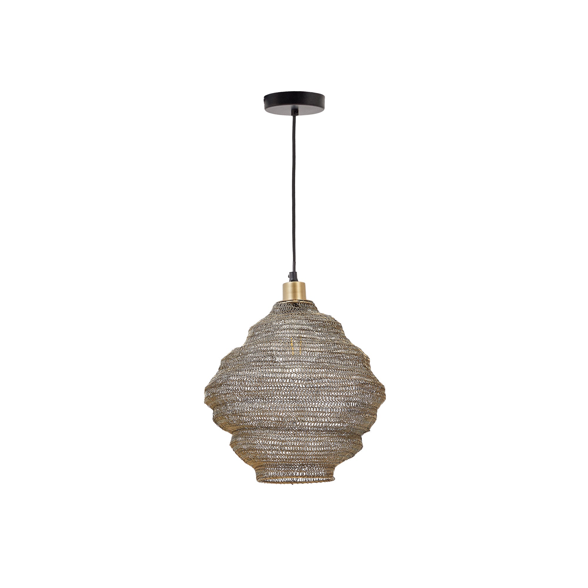 Sarraco gold metal ceiling lamp Ø 30 cm - Product Image
