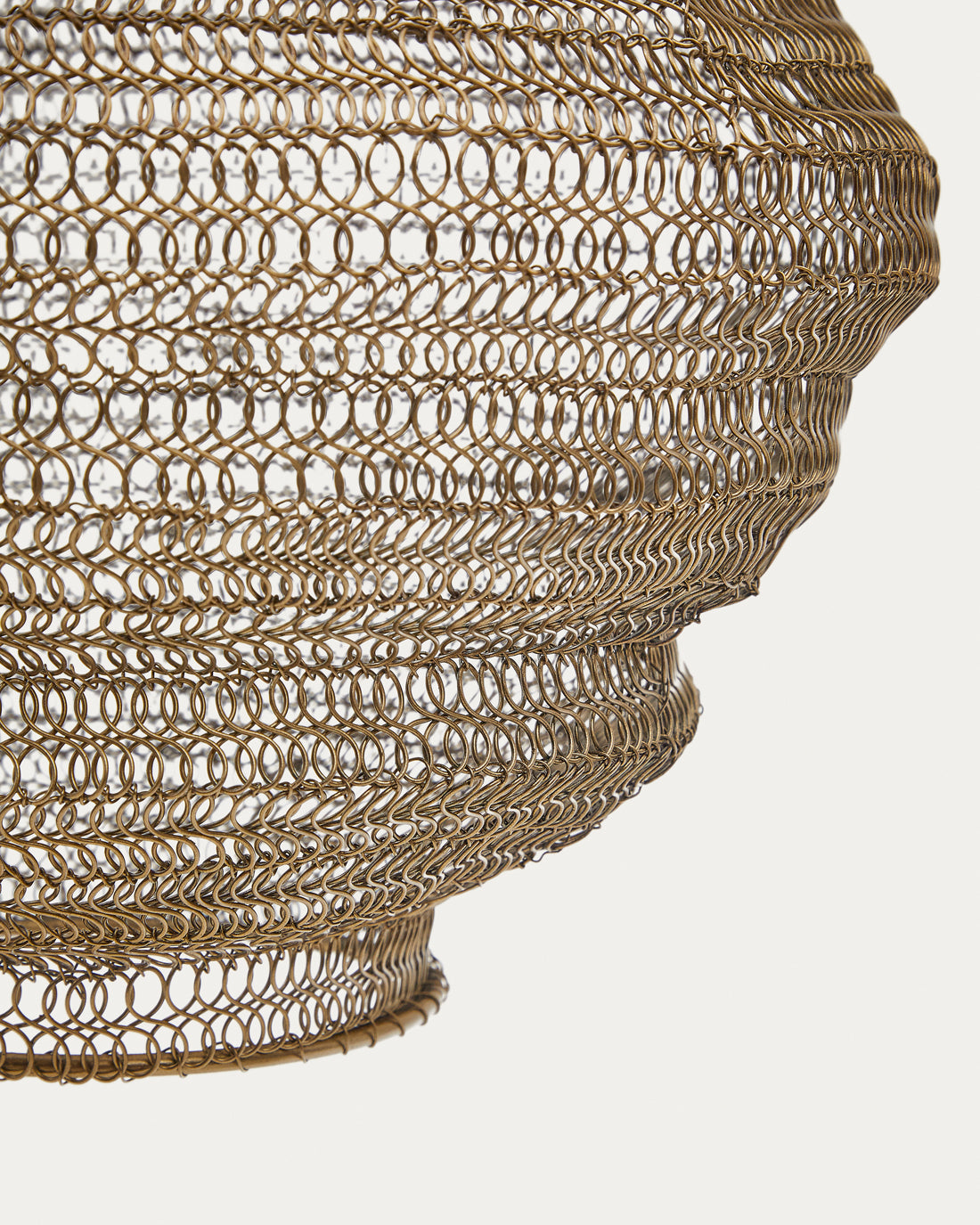 Sarraco gold metal ceiling lamp Ø 30 cm - Detail
