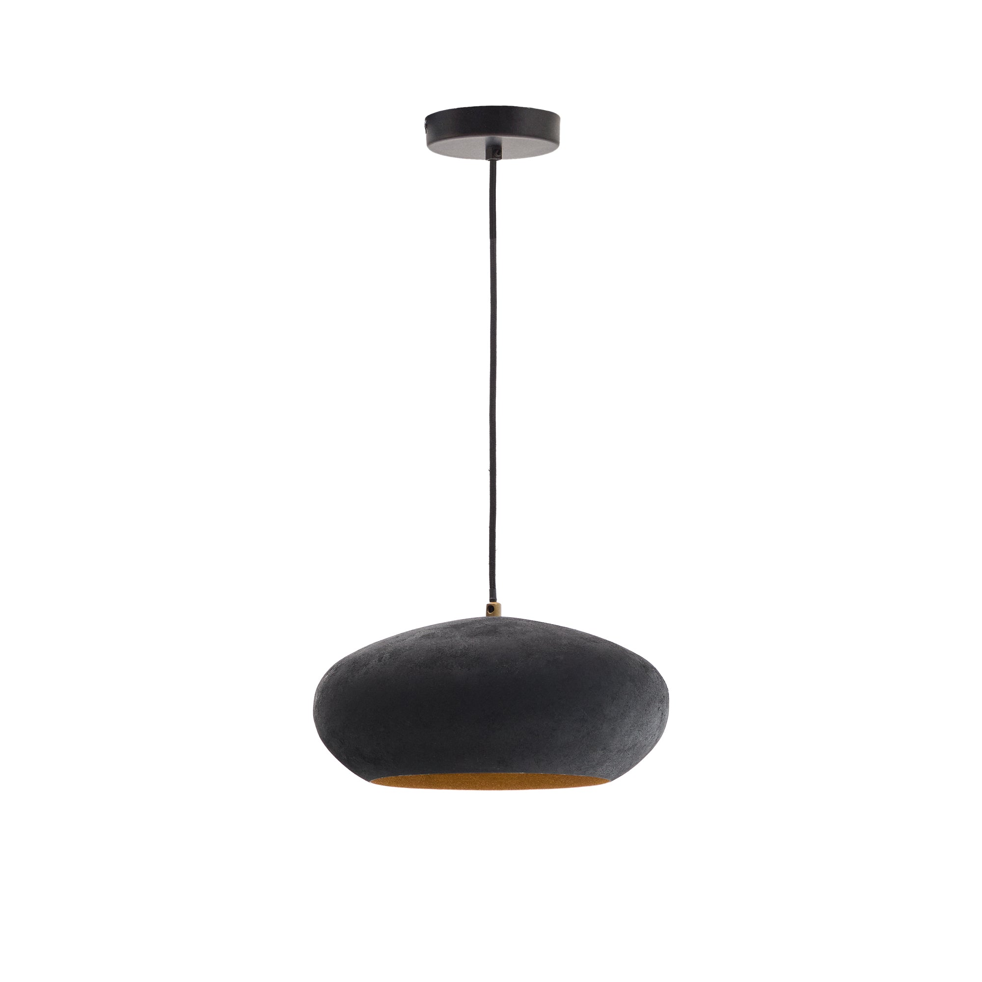 Inda metal ceiling lamp in a black finish, Ø 30 cm - Product Image