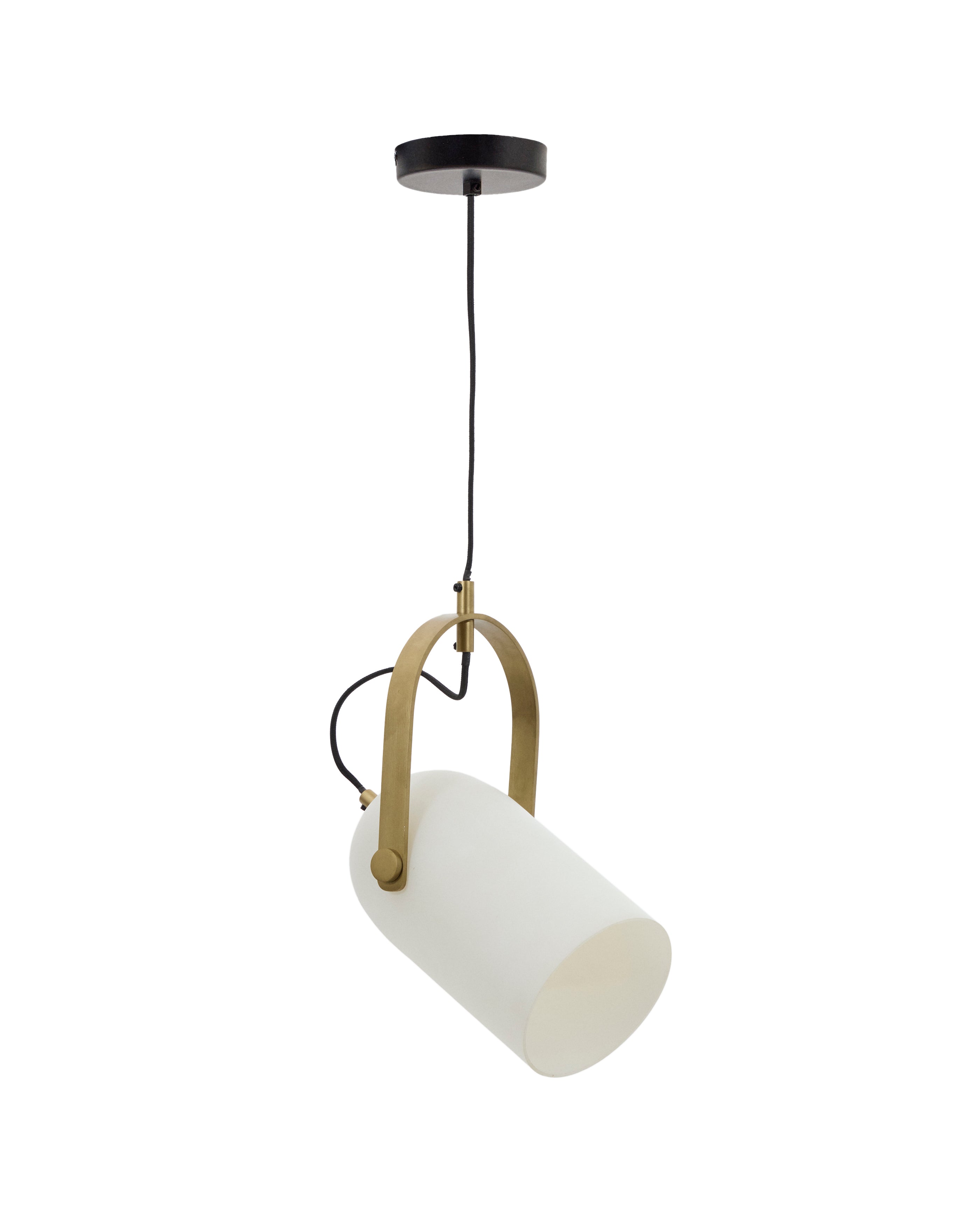 Reisy ceiling lamp made of glazed glass, Ø14 cm - Product Image