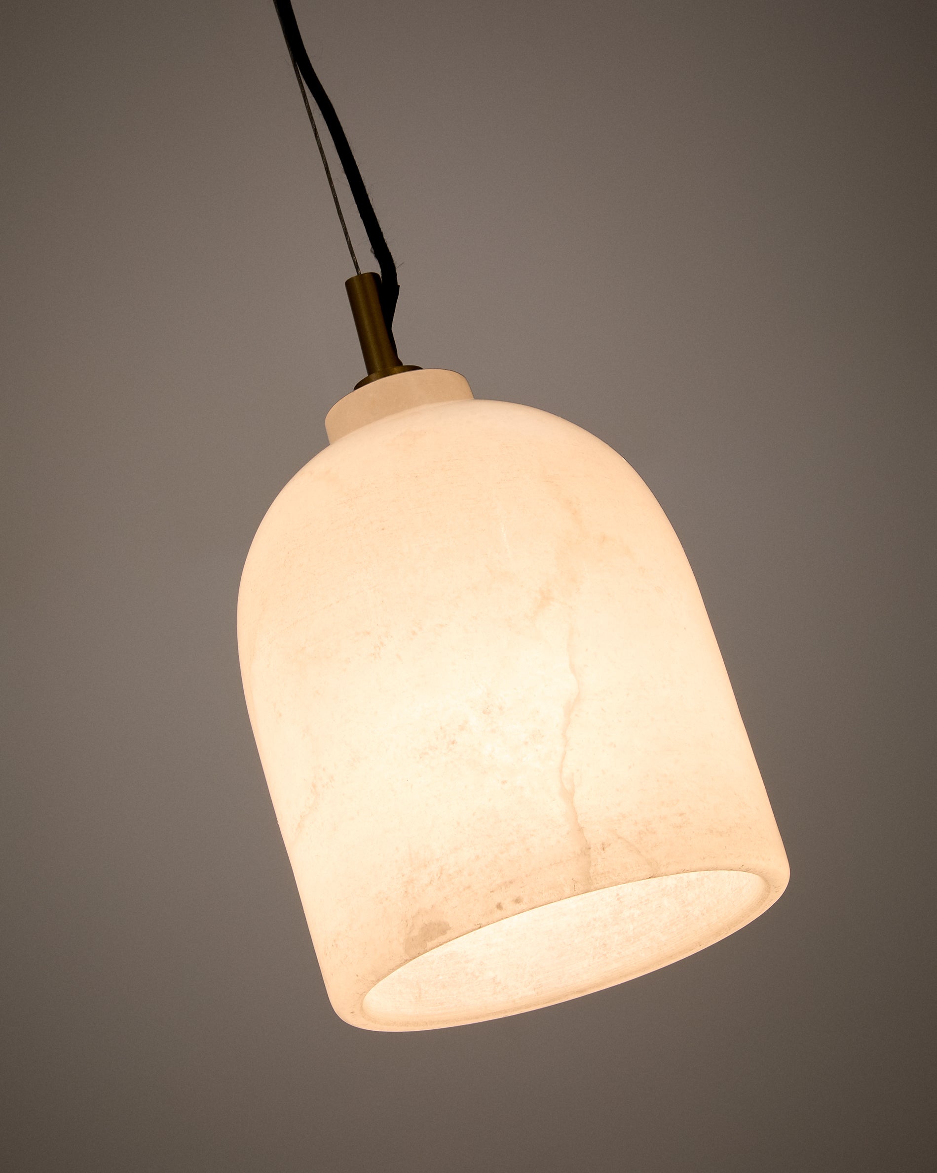 Shenli alabaster ceiling lamp, Ø 15 cm - Detail