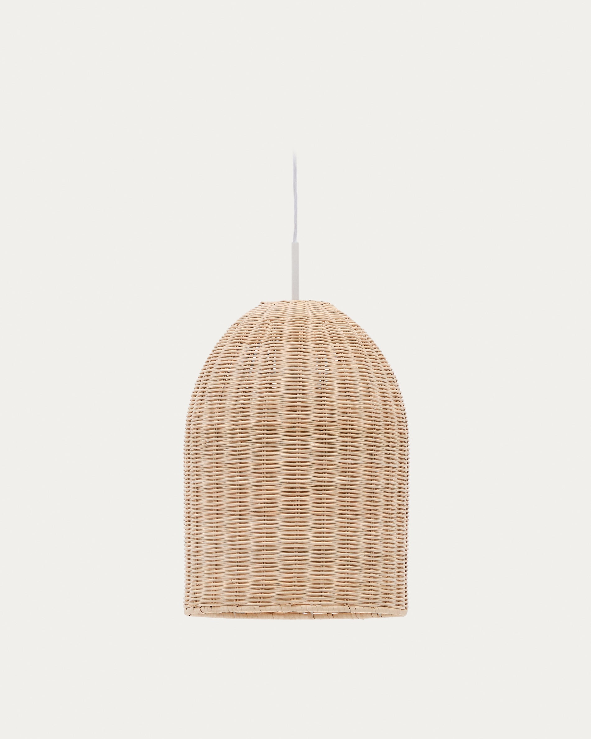 Druciana rattan ceiling lamp shade in a natural finish, Ø 25 cm - Product View
