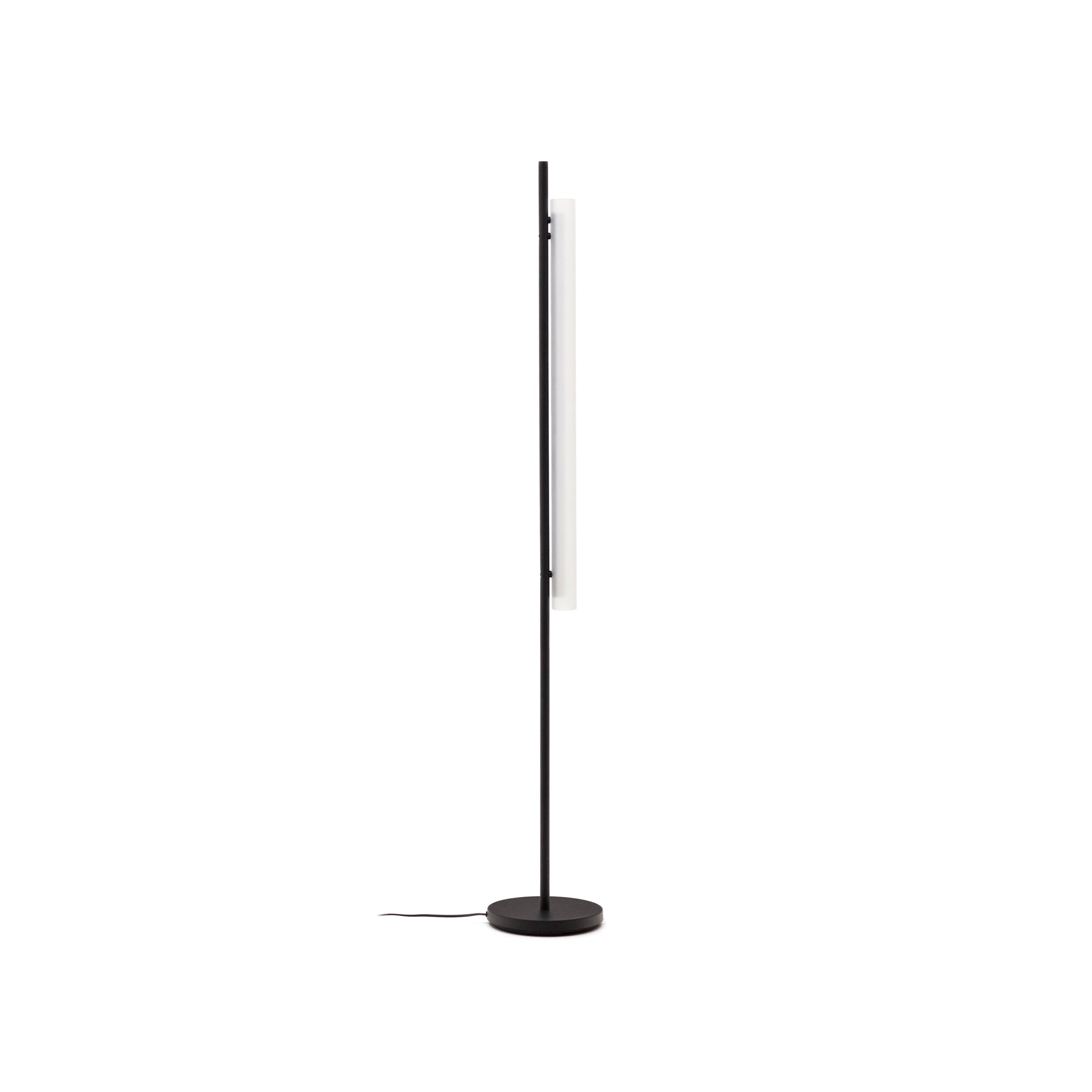 Vauxall floor lamp made of metal and frosted glass - Product Image